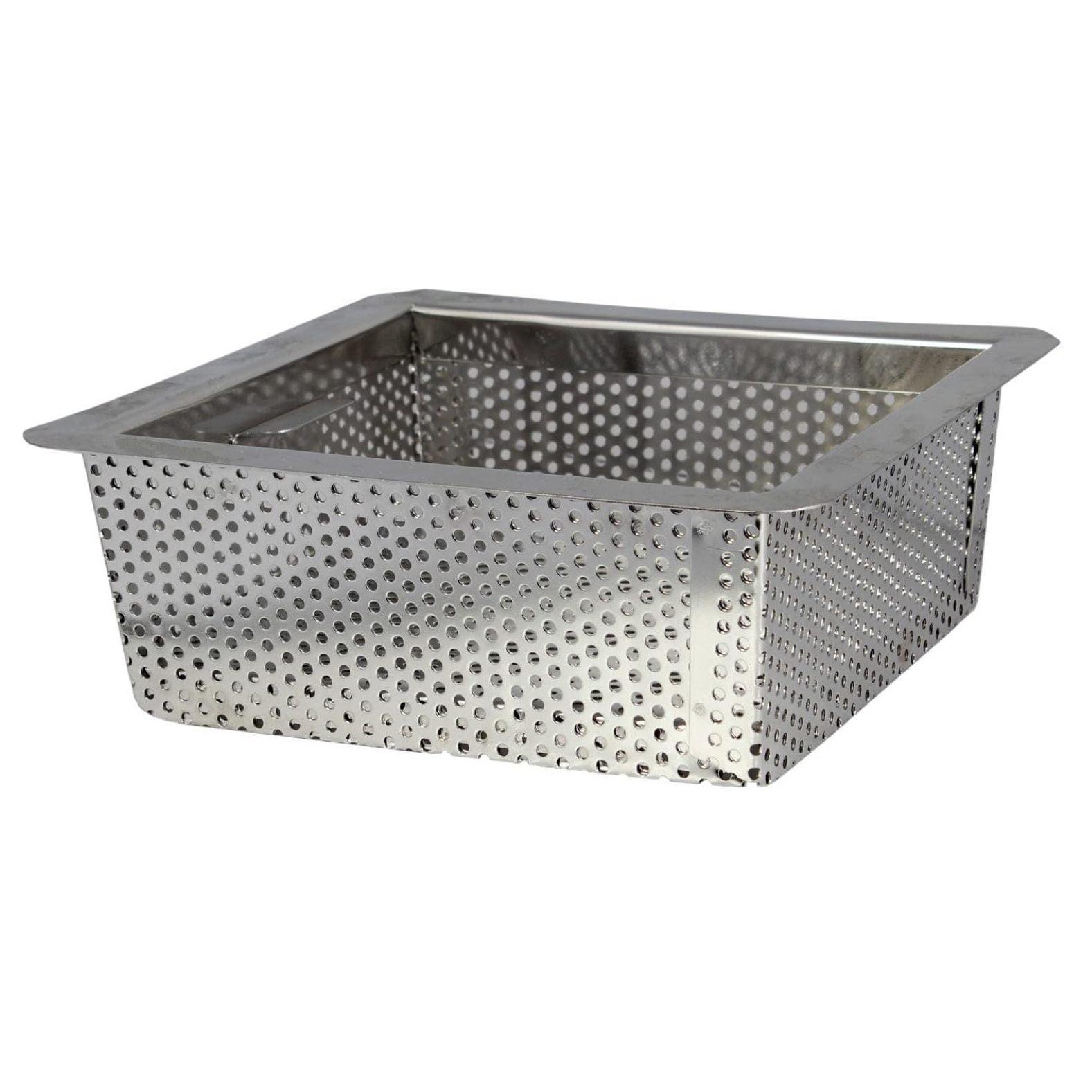 Stainless Steel Square Floor Drain Strainer Basket