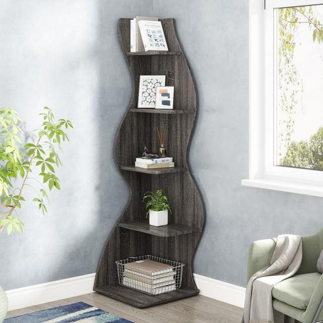 Millwood Pines Arhab Corner Bookcase