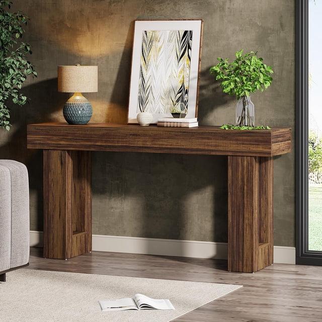 Millwood Pines 63 Inch Long Console Table Farmhouse Sofa Table