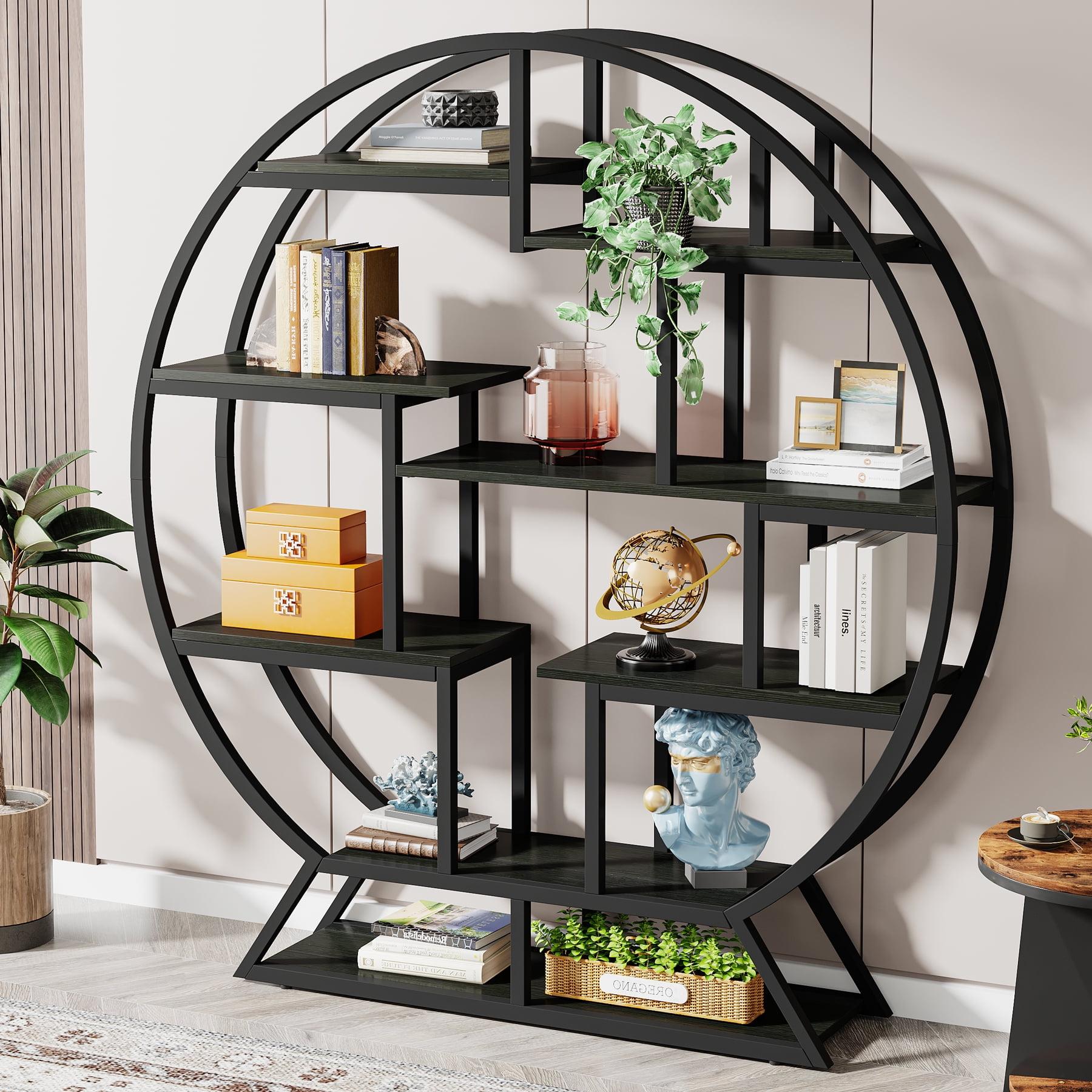 17 Stories Drino 63" H x 59" W Steel Geometric Bookcase
