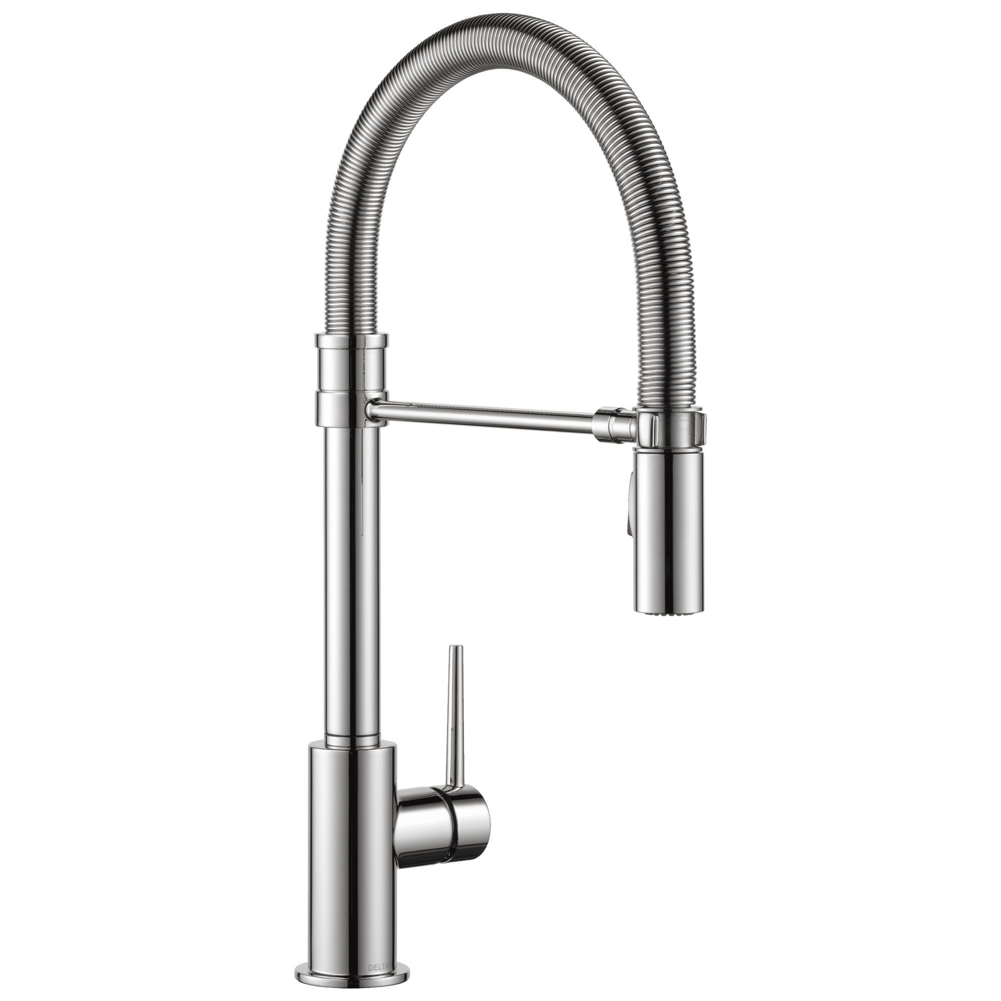 Sleek Chrome Pull-Down Kitchen Faucet with Magnetic Docking