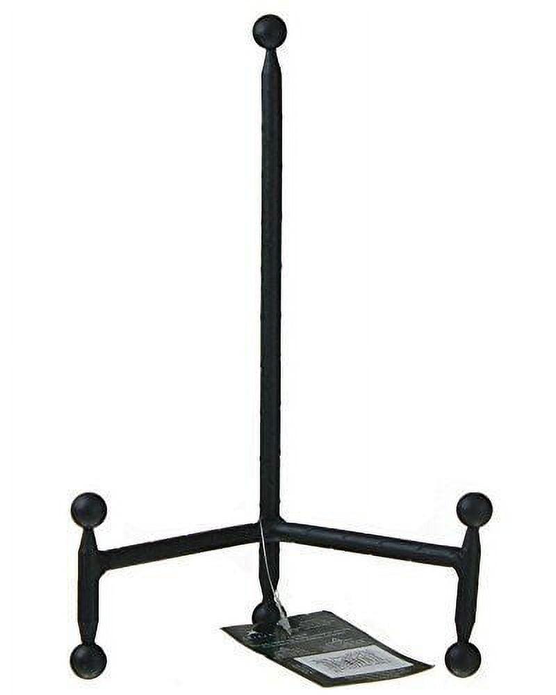 12 Inch Black Metal Tripod Easel Display Stand