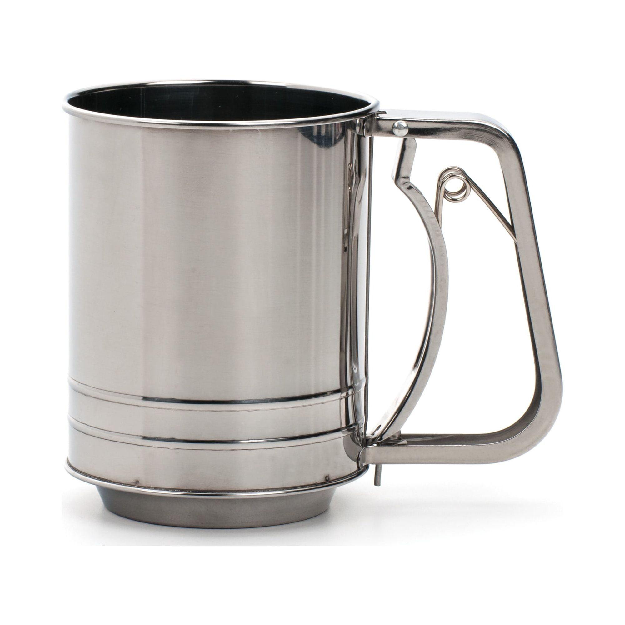 Design Imports Stainless Steel Sifter with 3.5'' Diameter