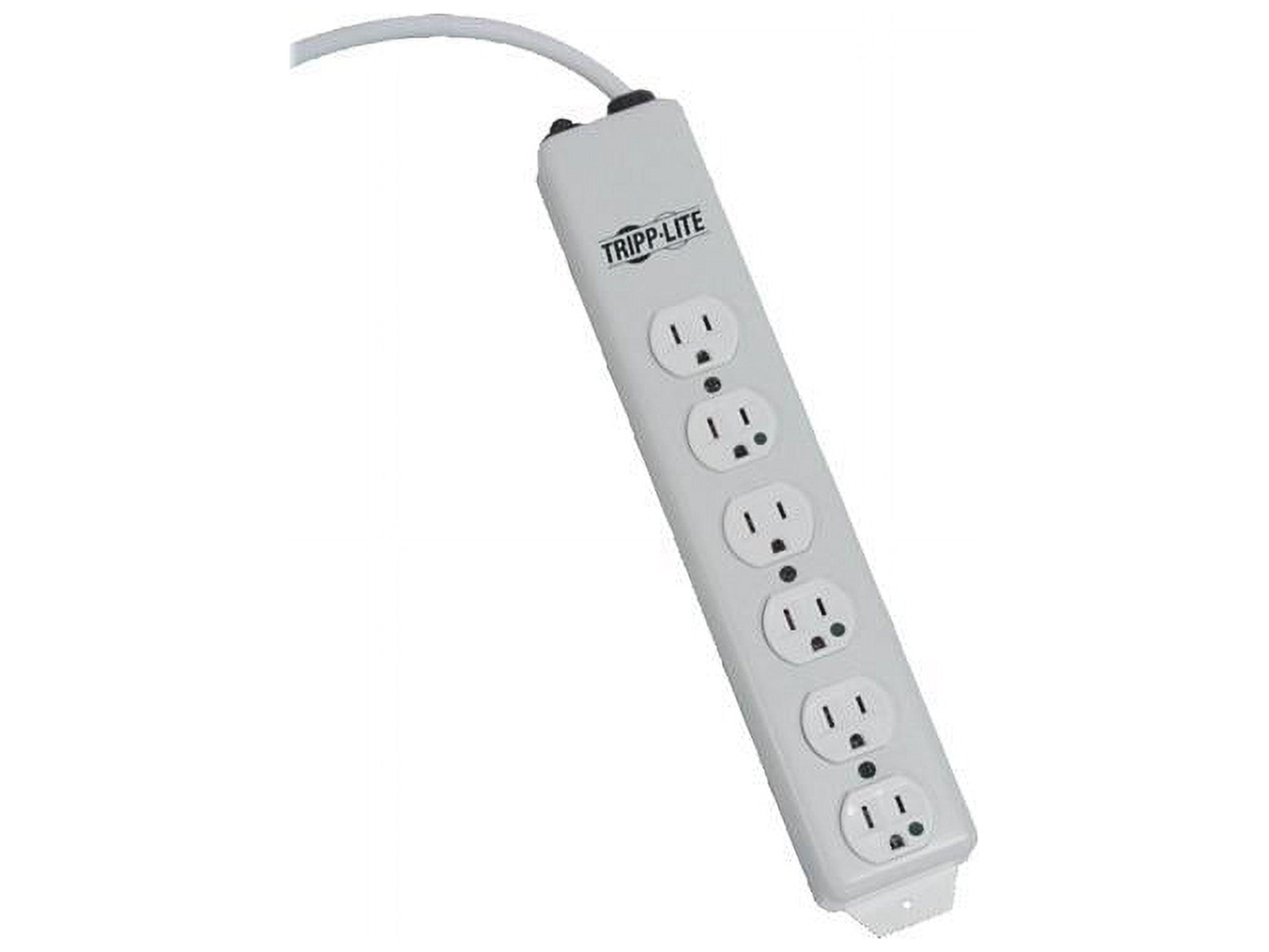 Tripp Lite Medical-Grade Power Strip with 6 Hospital-Grade Outlets, 6 ft. Cord, NOT for Patient-Care Vicinity – UL 1363 (PS-606-HG)