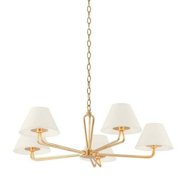 Hayden Chandelier - Brass / 5 Light