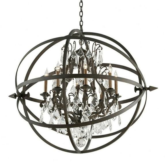 Byron 8 - Light Globe Chandelier