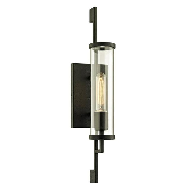 Park Slope Forged Iron 1 - Bulb Outdoor Armed Sconce