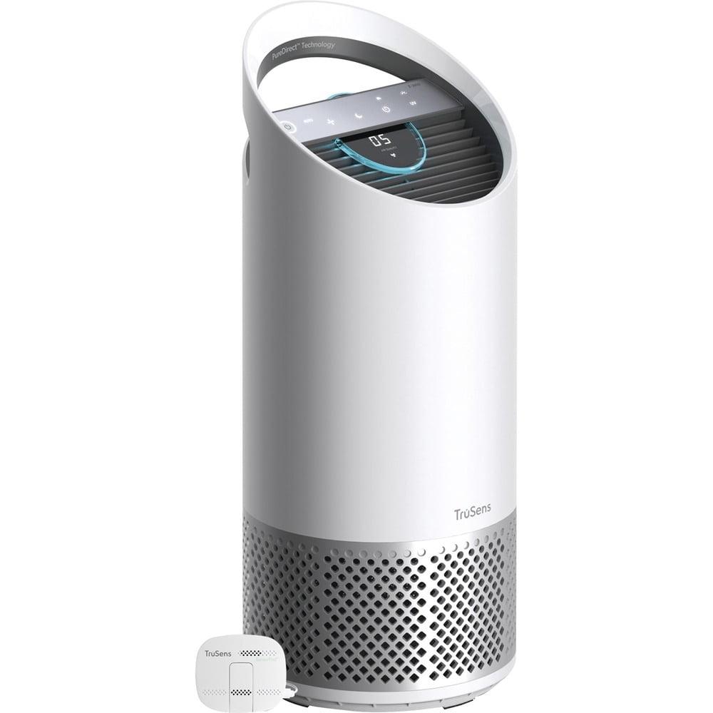 White Medium Floor-Standing Air Purifier with HEPA and UV Light