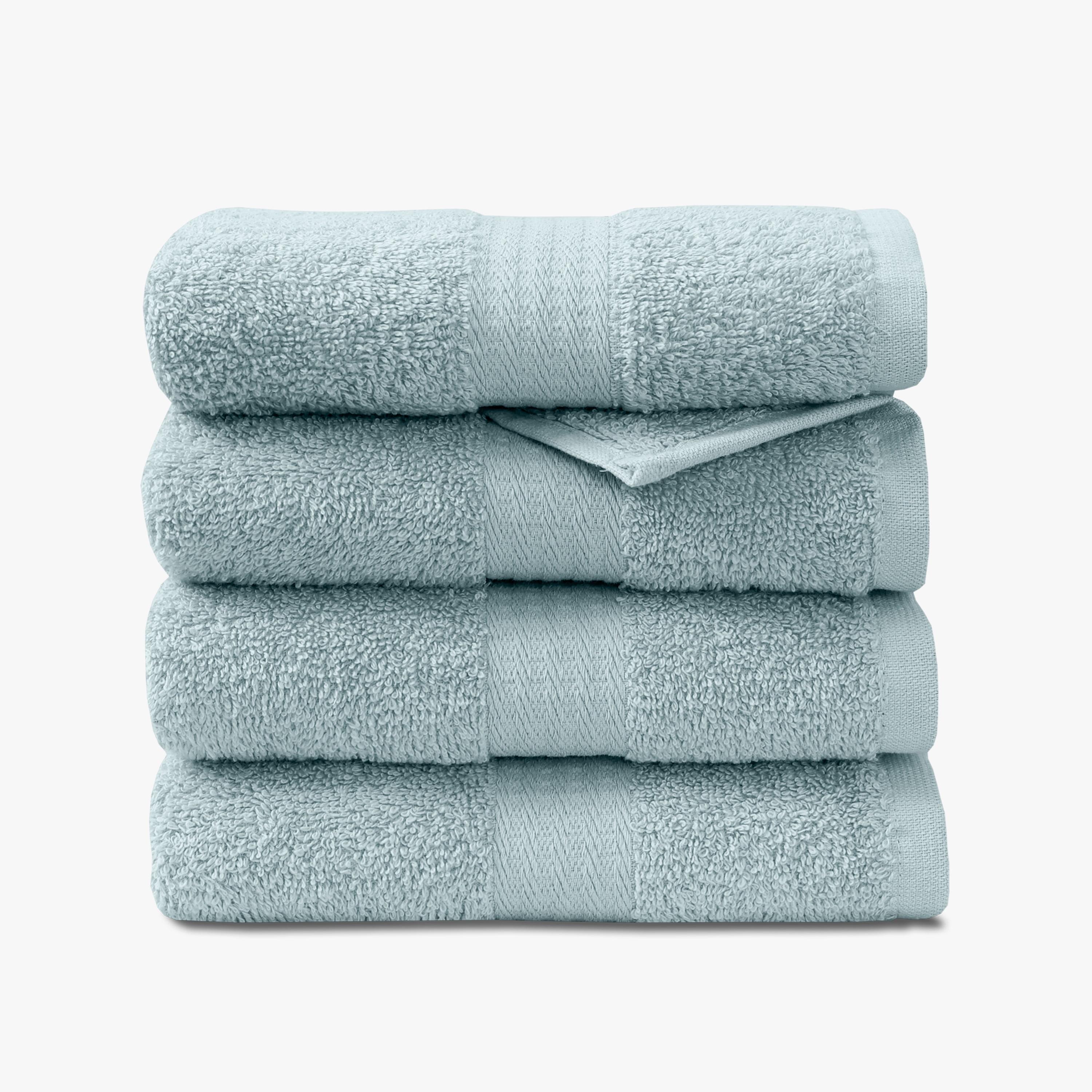 True Classics 4-Piece Hand Towel Set, Blue