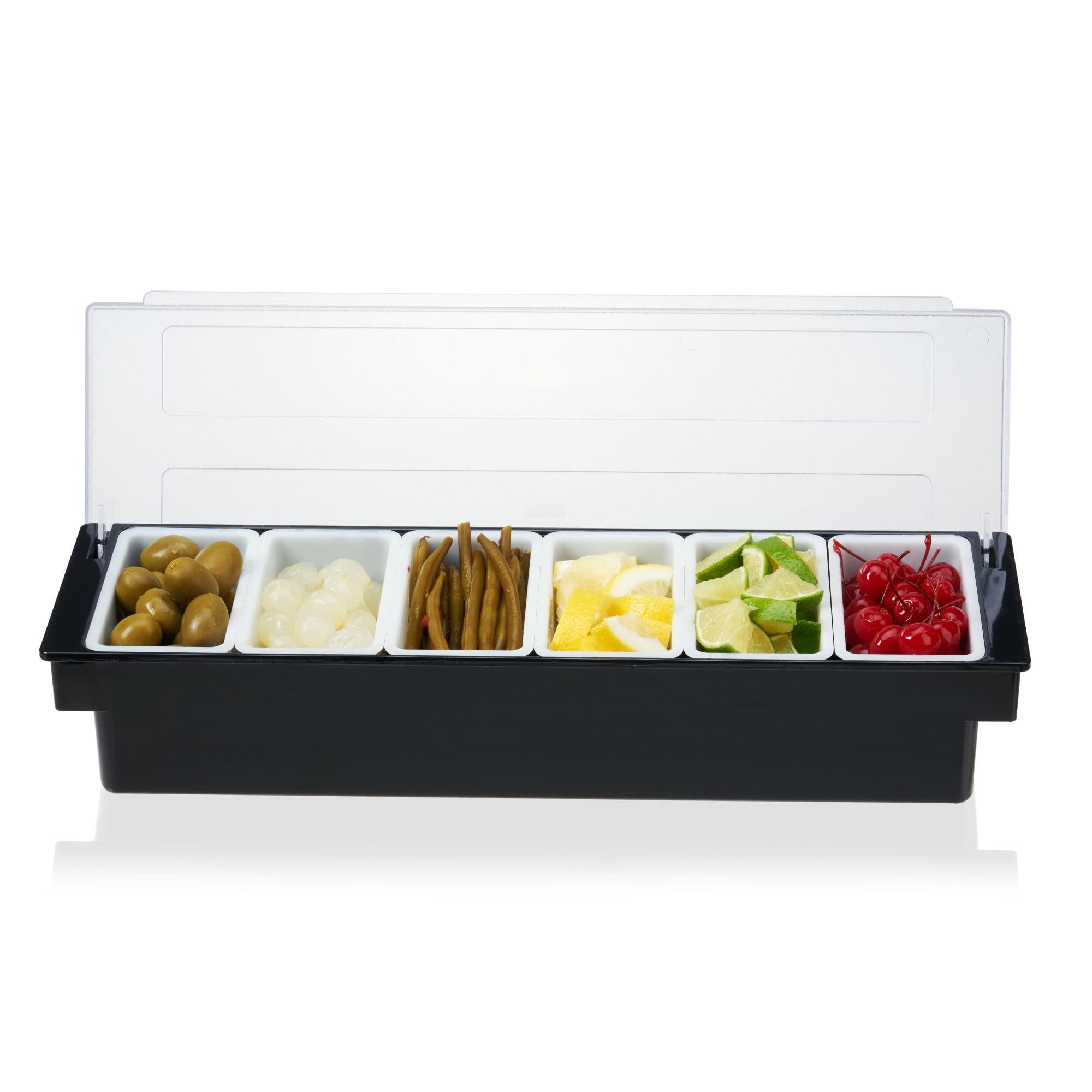 Garnish Caddy 6-Compartment Bar Tray