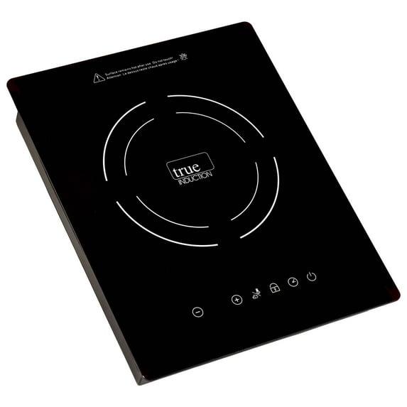 True Induction TI-1B Built-In UL858 Certified, 12-inch Single Induction Cooktop 1750W Glass-Ceramic Top