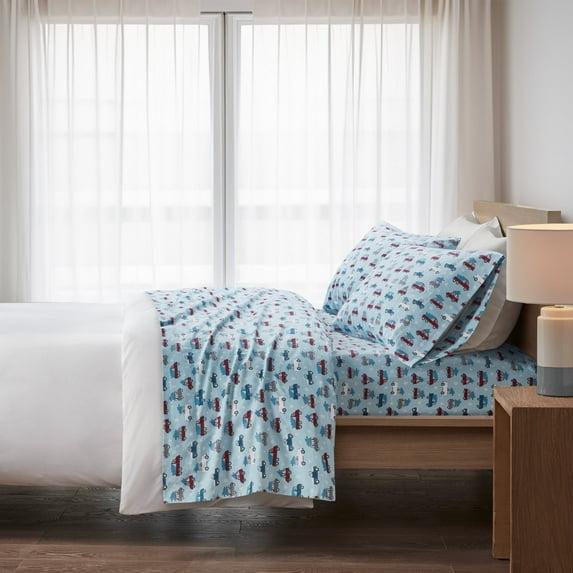 Madison Park Cozy Flannel 100% Cotton Sheet Set