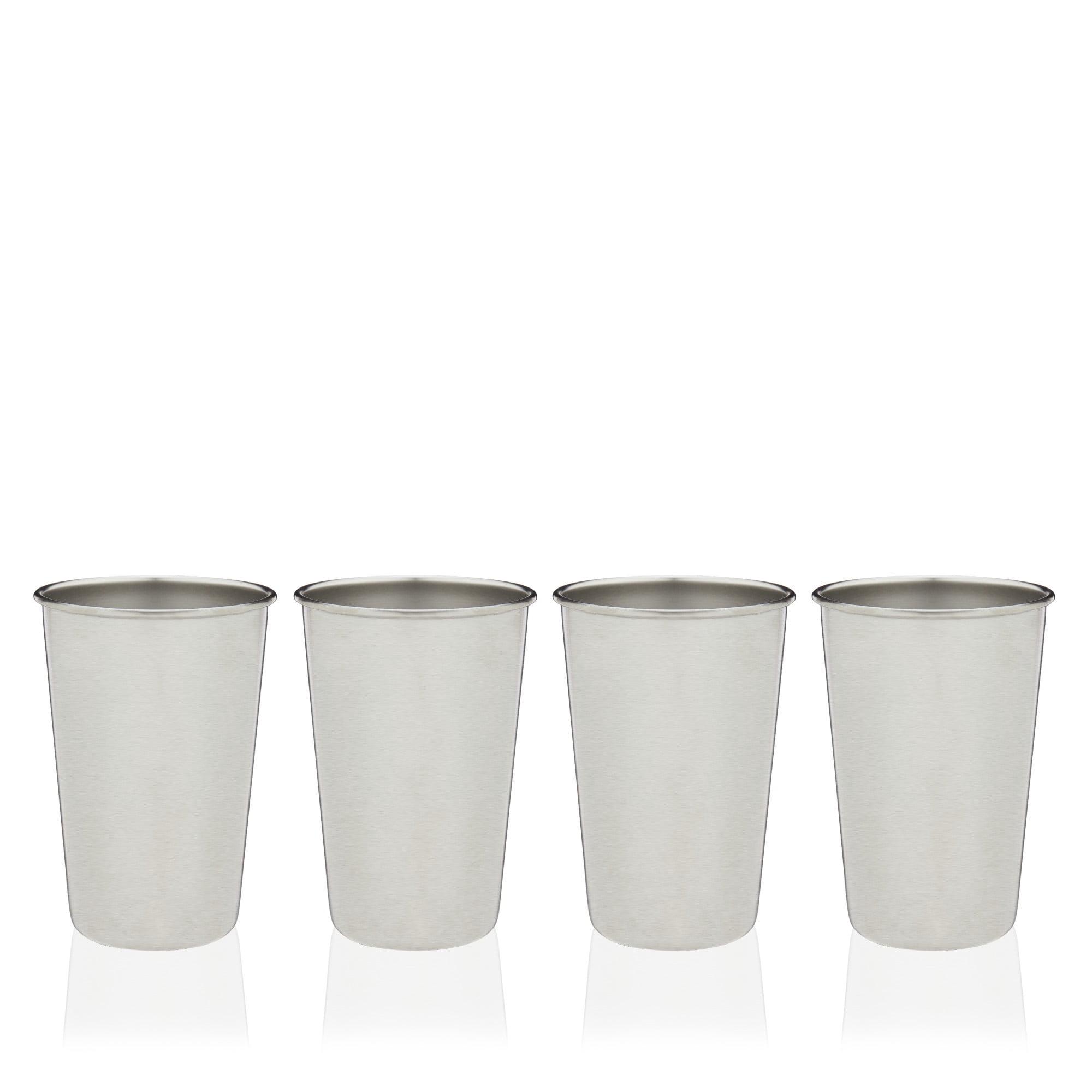 True Stainless Steel Pint Glasses