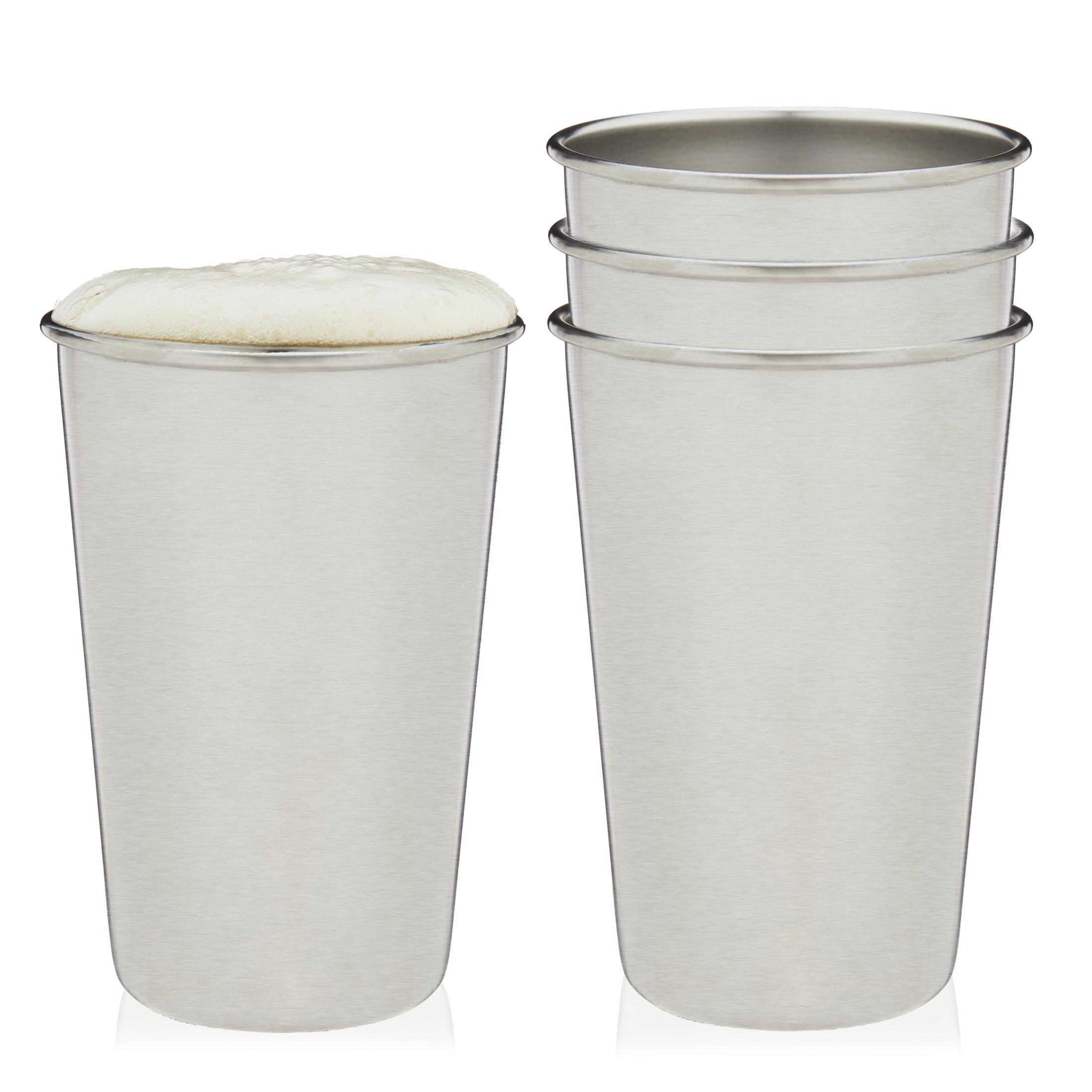 True Stainless Steel Pint Glasses