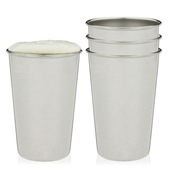 True Stainless Steel Pint Glasses