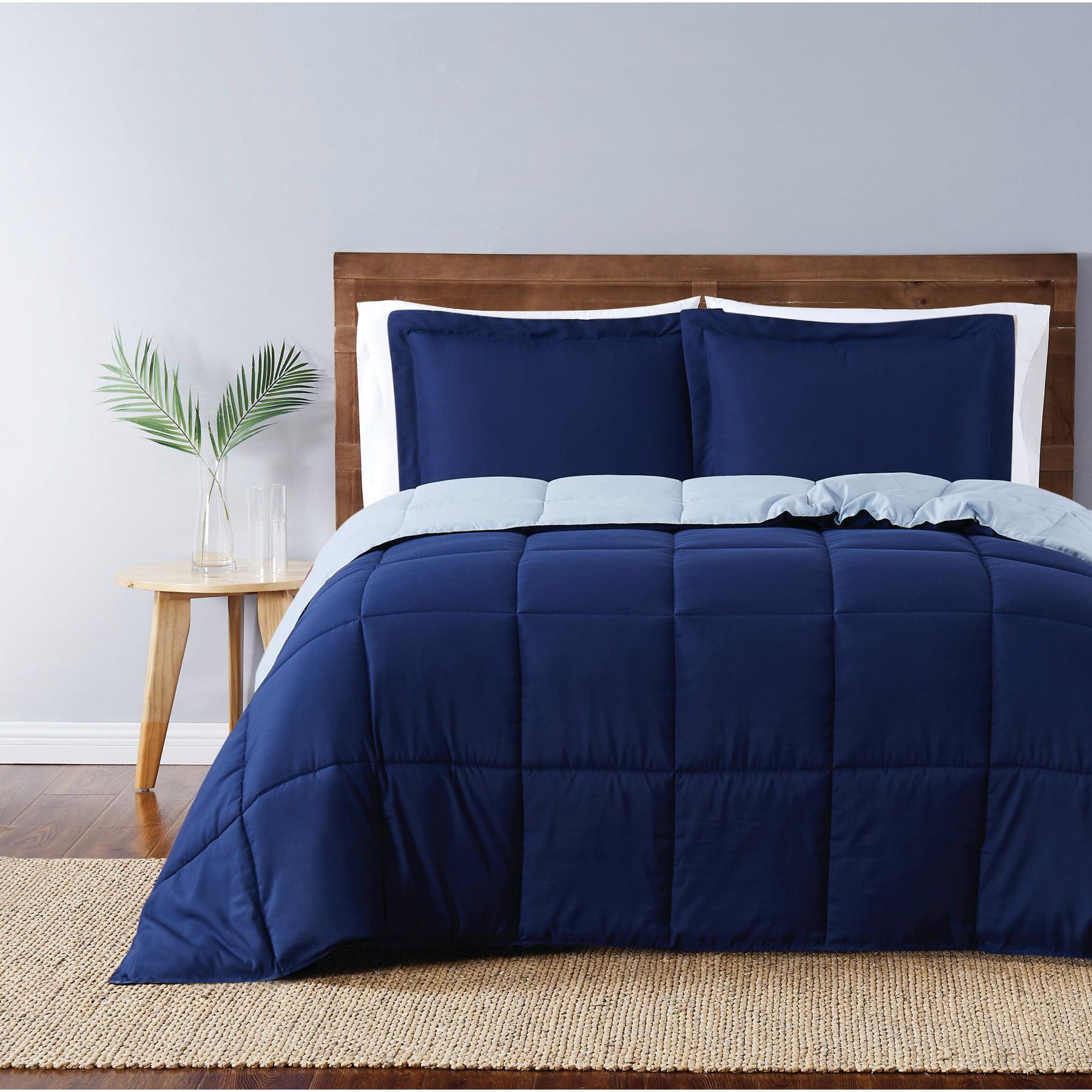 Everyday Baffle Box Stitch Comforter Set