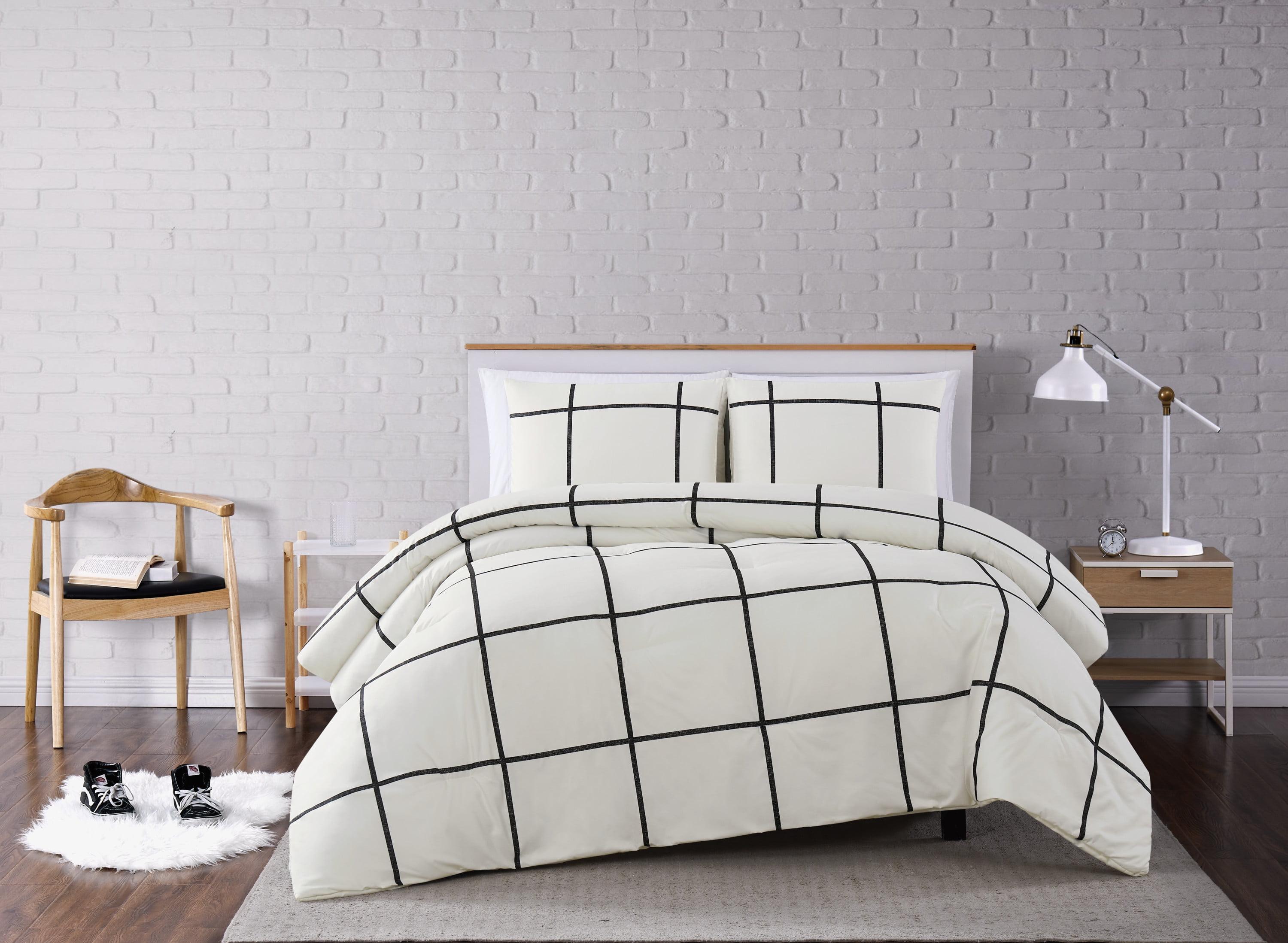 Truly Soft Checkered Comforter Set