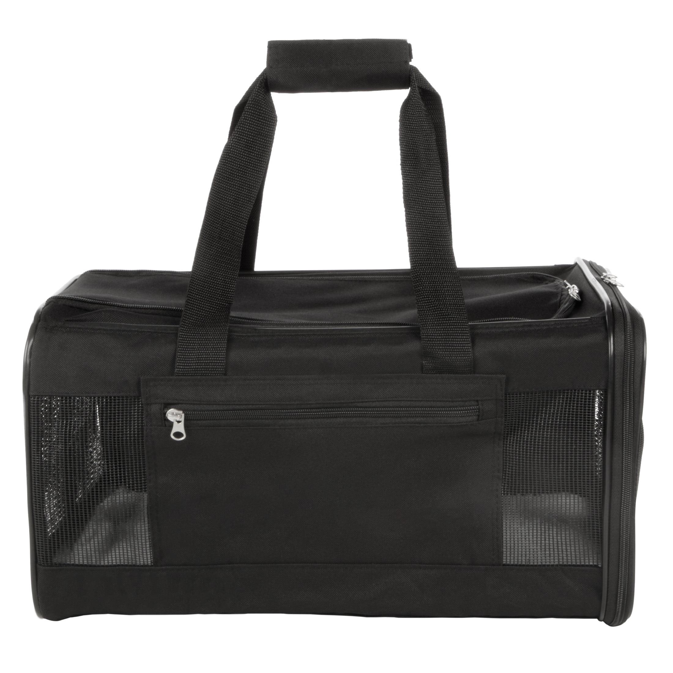 Medium Black Airline Approved Soft Sided Pet Carrier