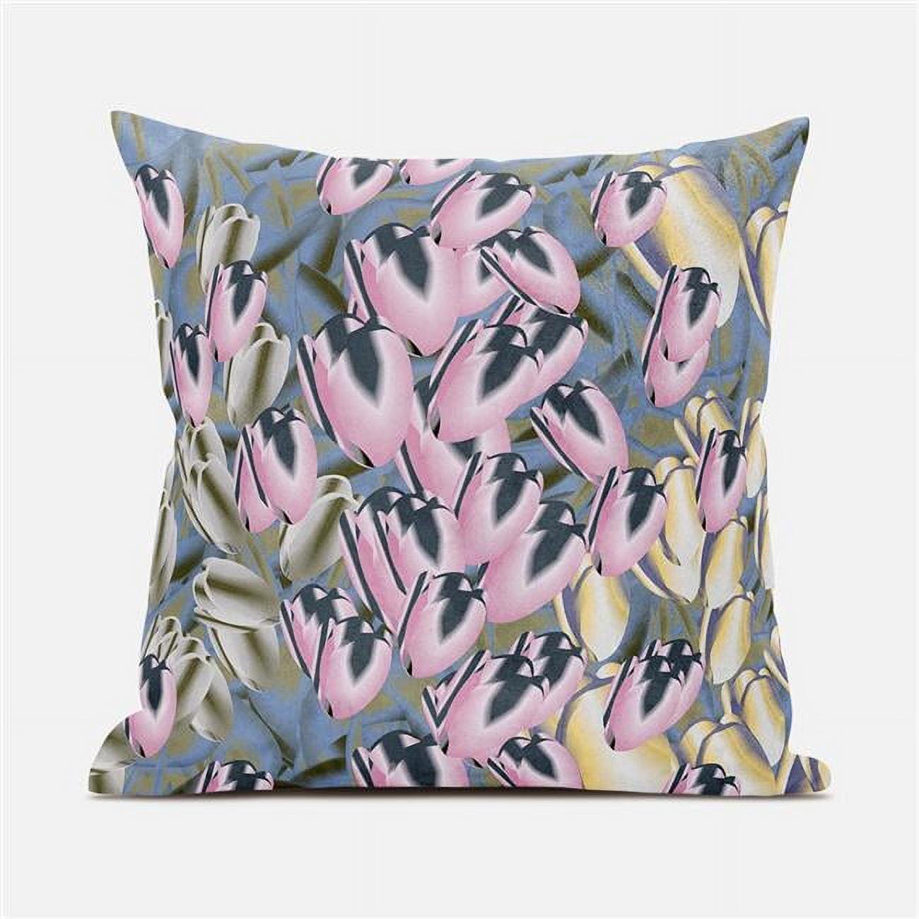 Floral Reversible Throw Pillow