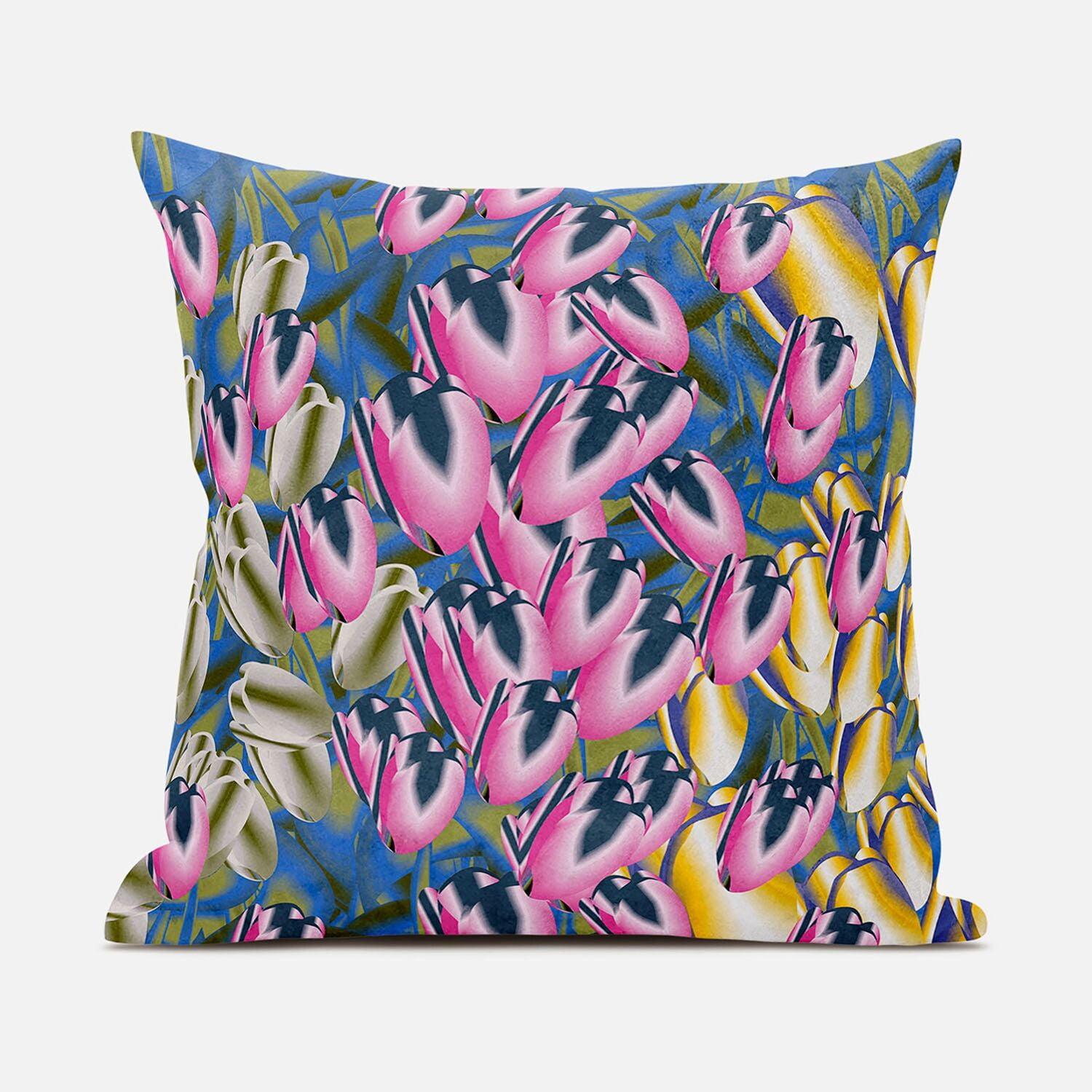 AmritaSen Floral Reversible Throw Pillow