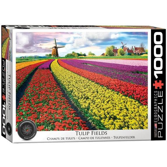 Tulip Field - Netherlands 1000-Piece Puzzle