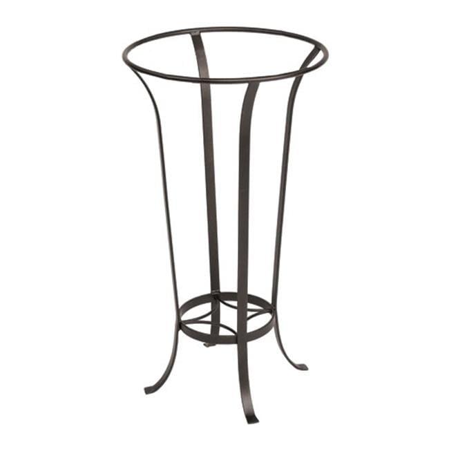 Achla Designs Tulip Plant Stand Without Insert, 28 Inch Tall, Roman Bronze Powder Coat Finish