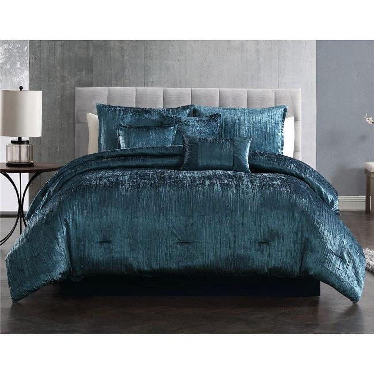 Turin Crinkle Velvet Comforter Set - Riverbrook Home