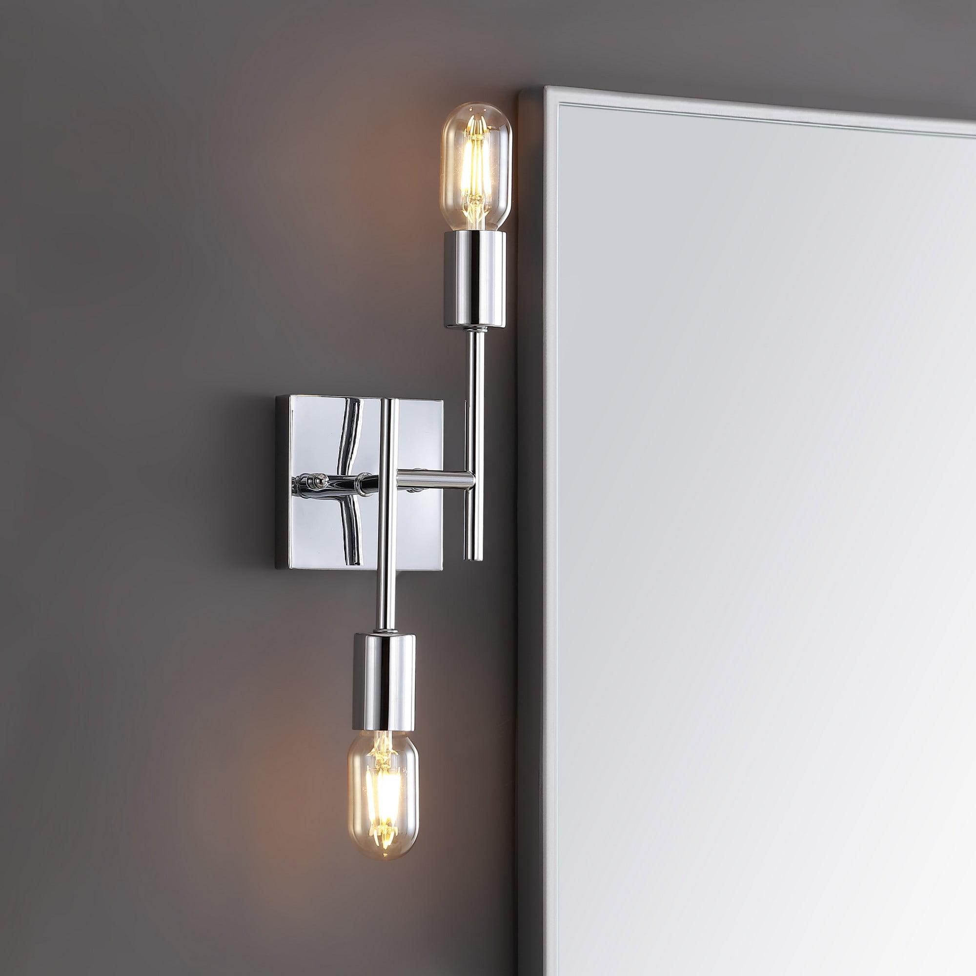 JONATHAN Y Turing 2-Light Metal LED Wall Sconce