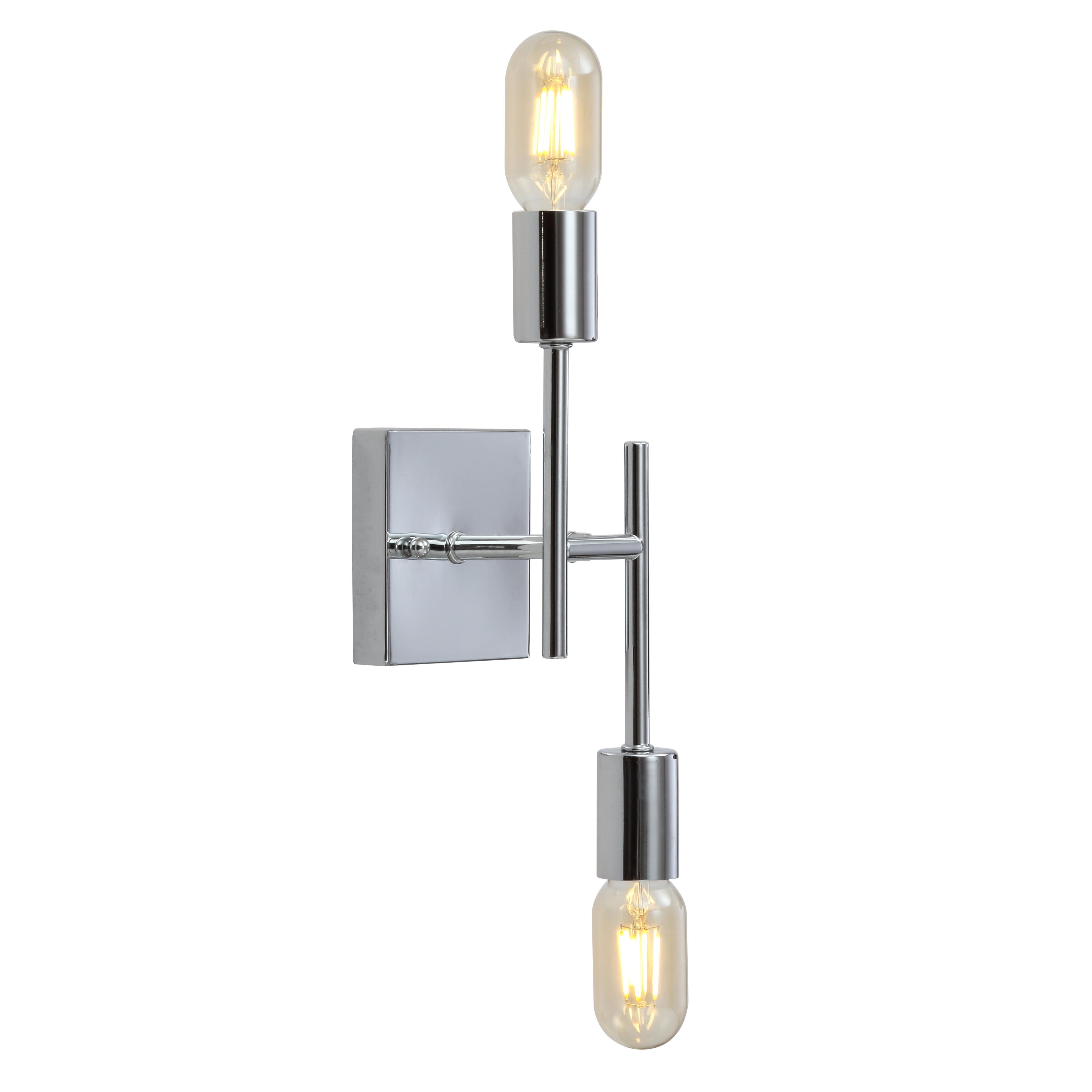 Turing 18.75" Polished Chrome LED Wall Sconce for Modern Homes