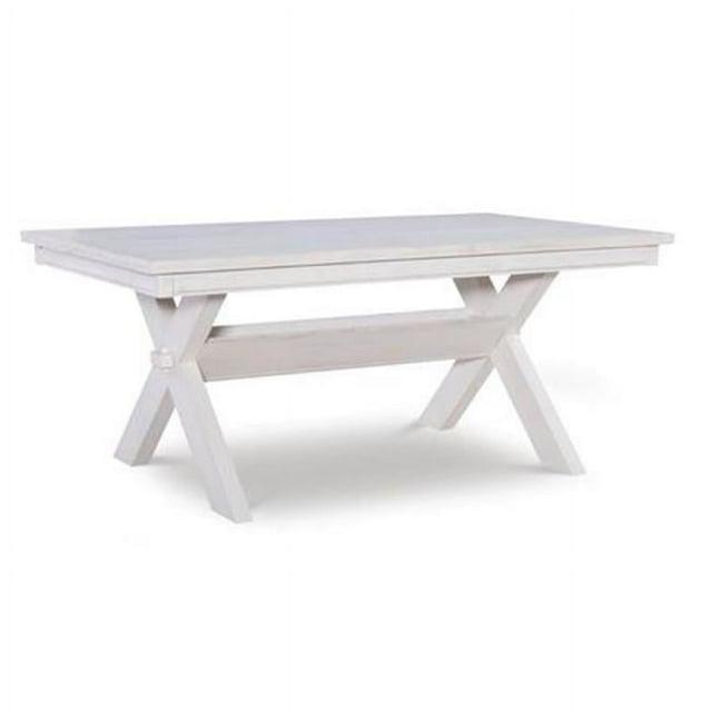 Kelly Clarkson Home Gigi 70" Solid Wood Farmhouse Trestle Base Dining Table