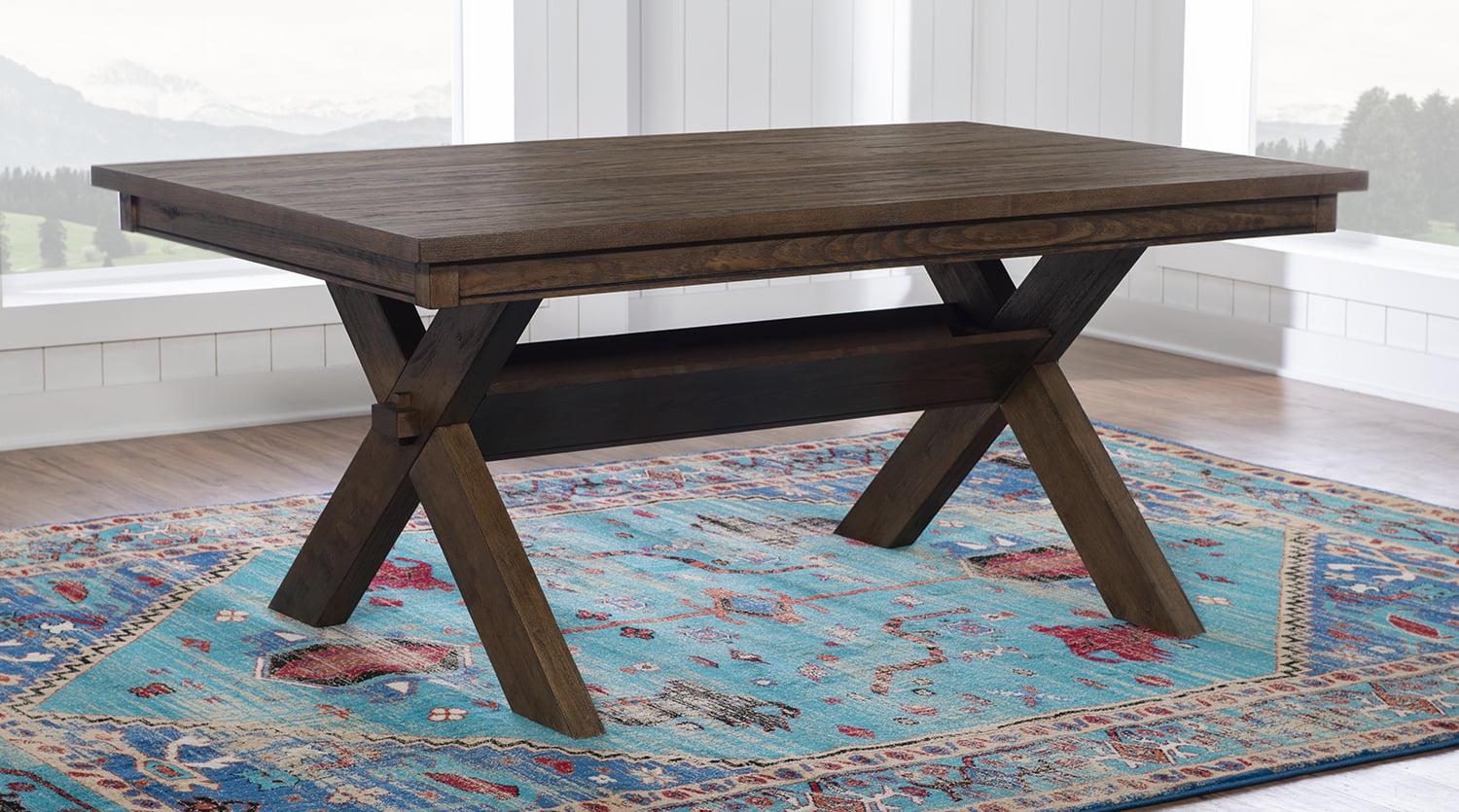 Rustic Farmhouse 70" Reclaimed Wood Dining Table