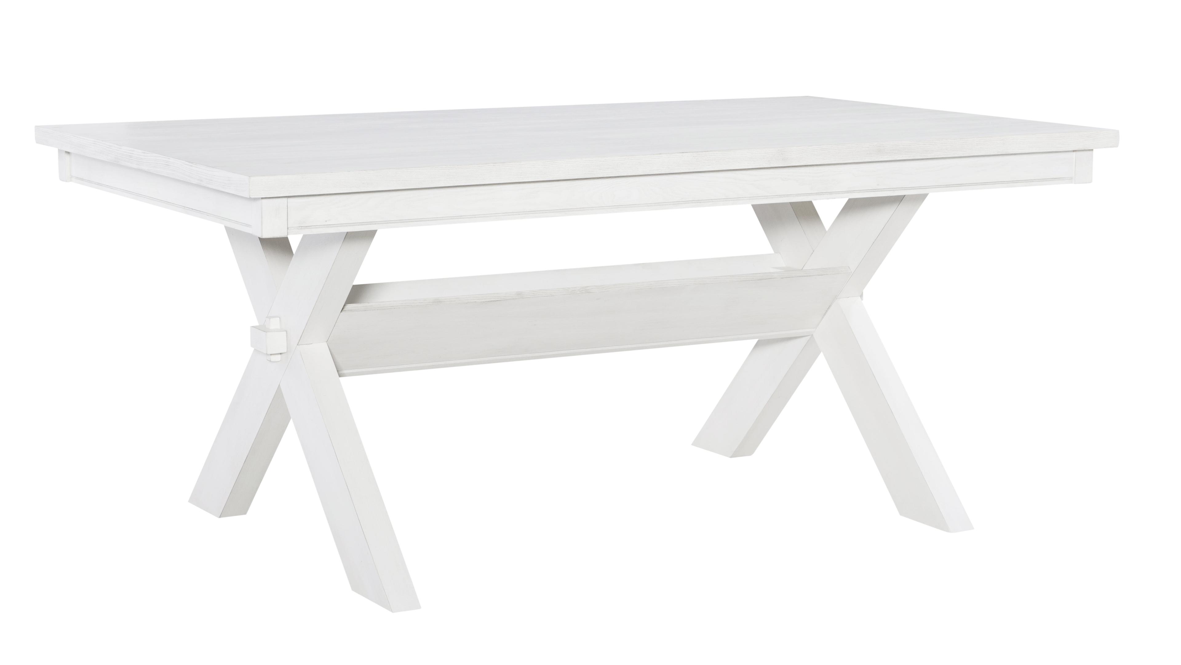 Kelly Clarkson Home Gigi 70" Solid Wood Farmhouse Trestle Base Dining Table