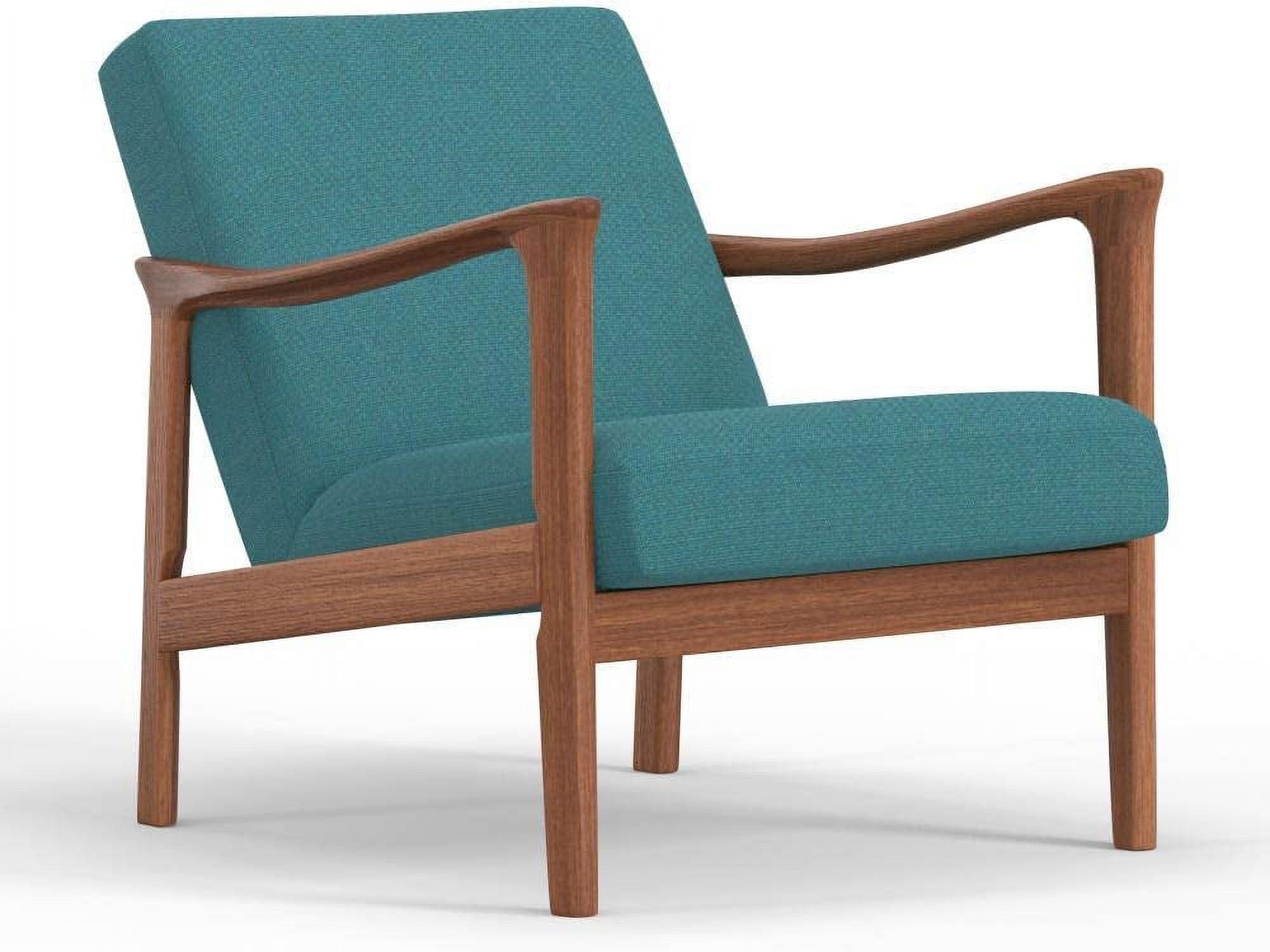 Alpine Furniture Zephyr Chair, Turquoise Upholstery