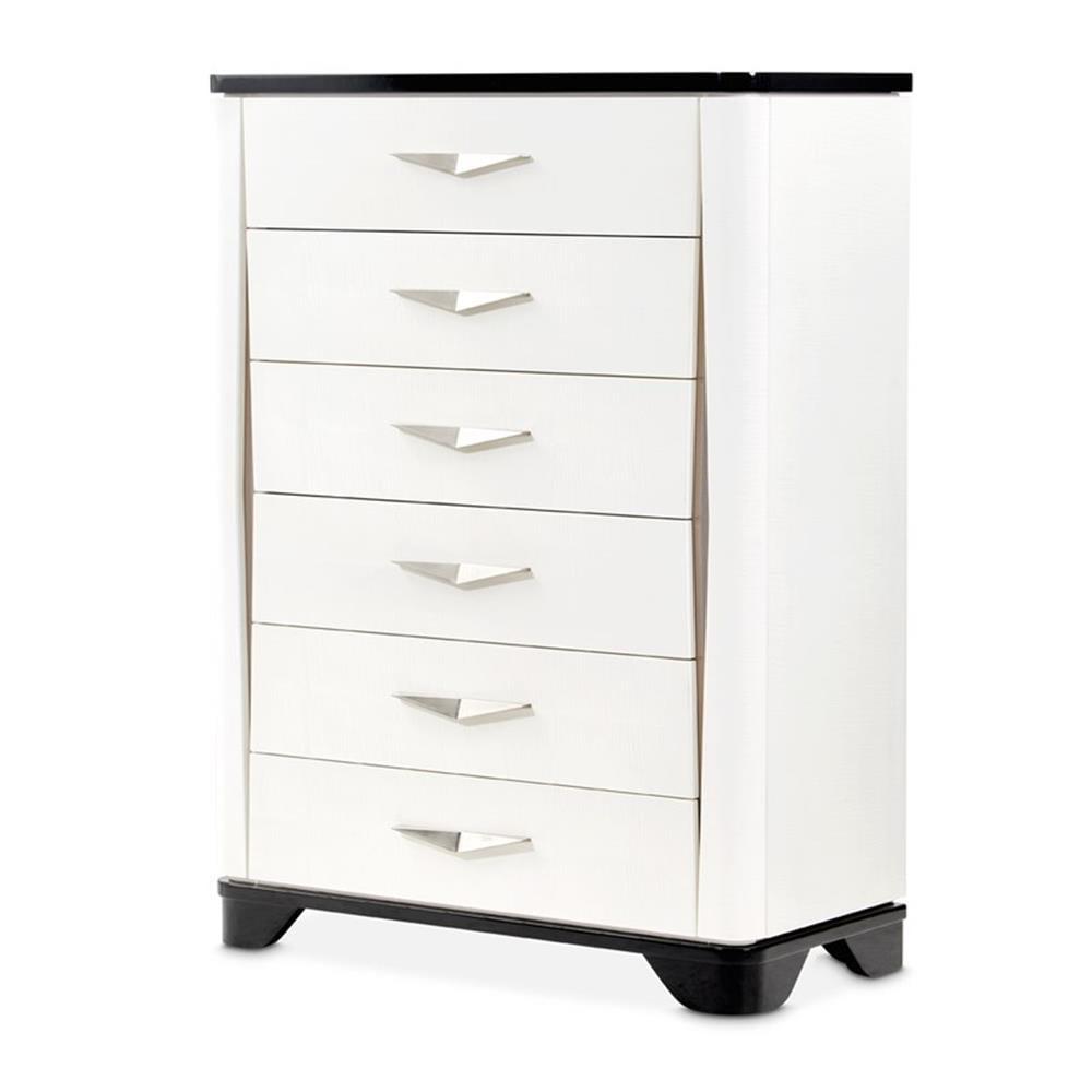 Tuxedo 6-Drawer Chest - Piano Keyboard