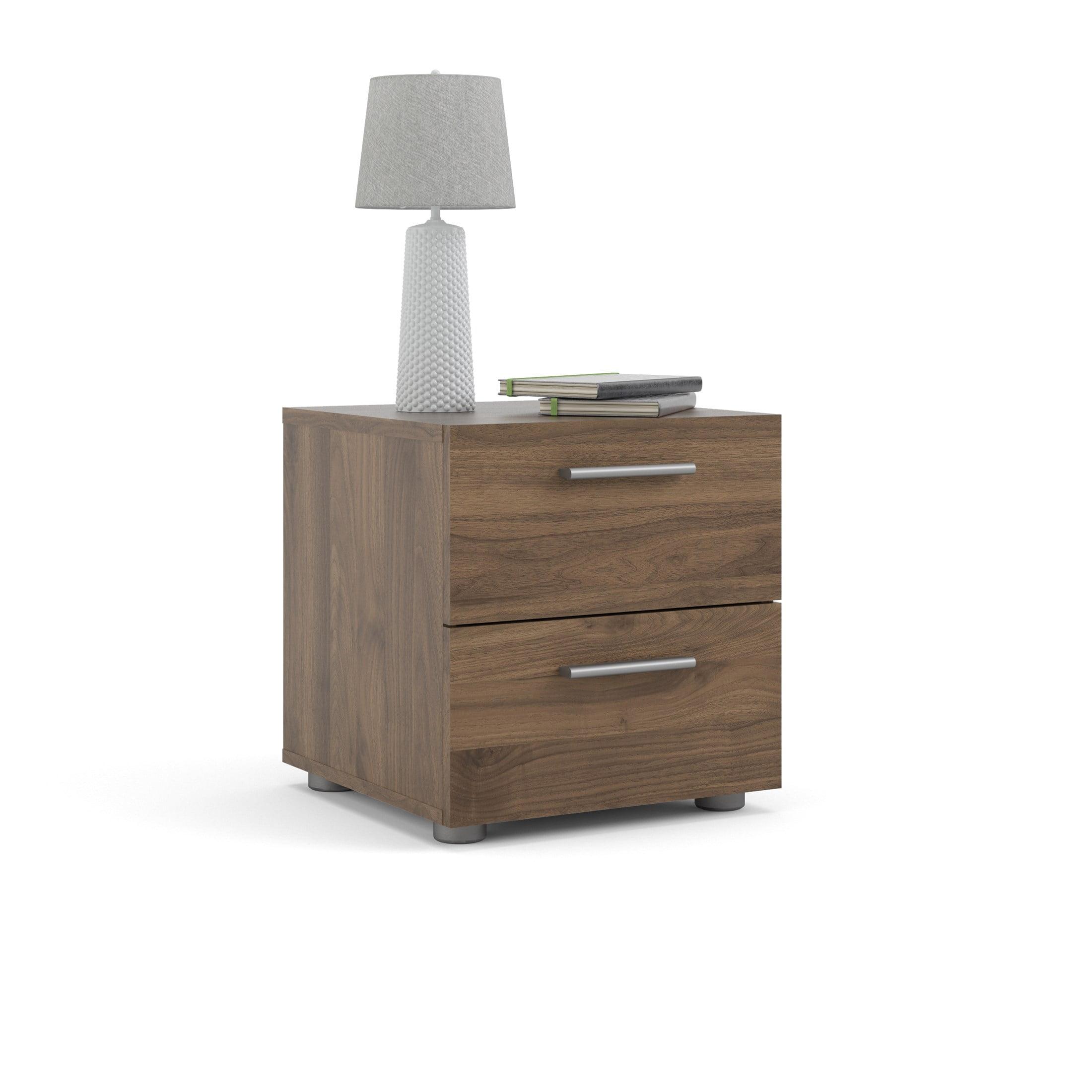 Tvilum, Austin 2 Drawer Nightstand, Walnut
