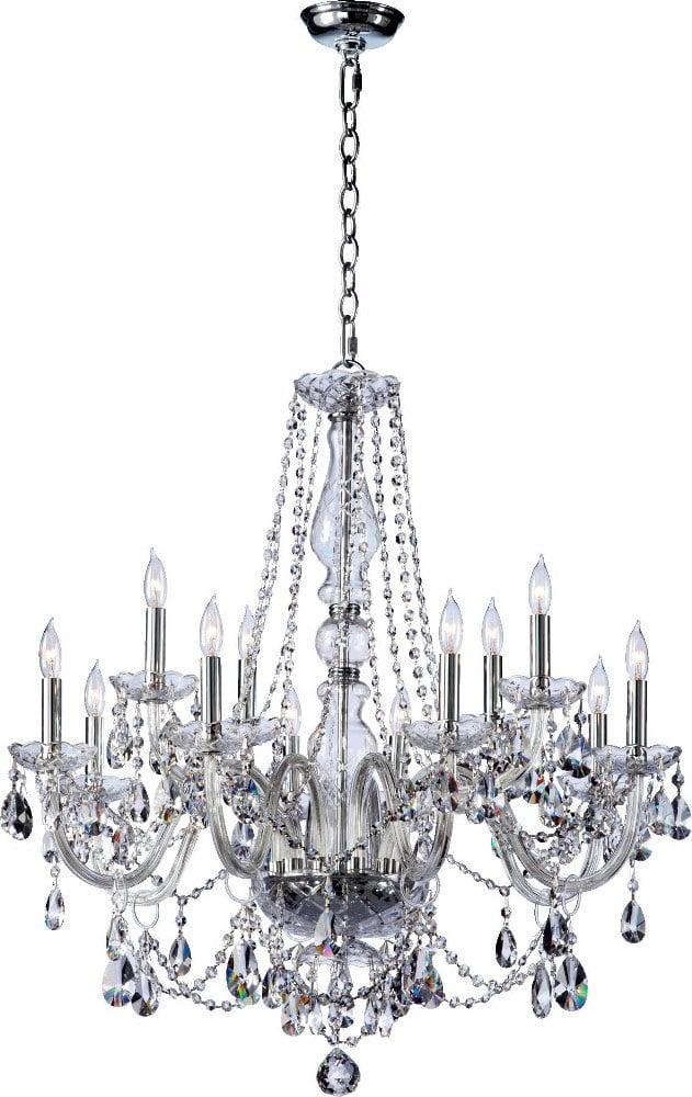 Twelve Light Chandelier     -Traditional Installation Quorum Lighting 631-12-514