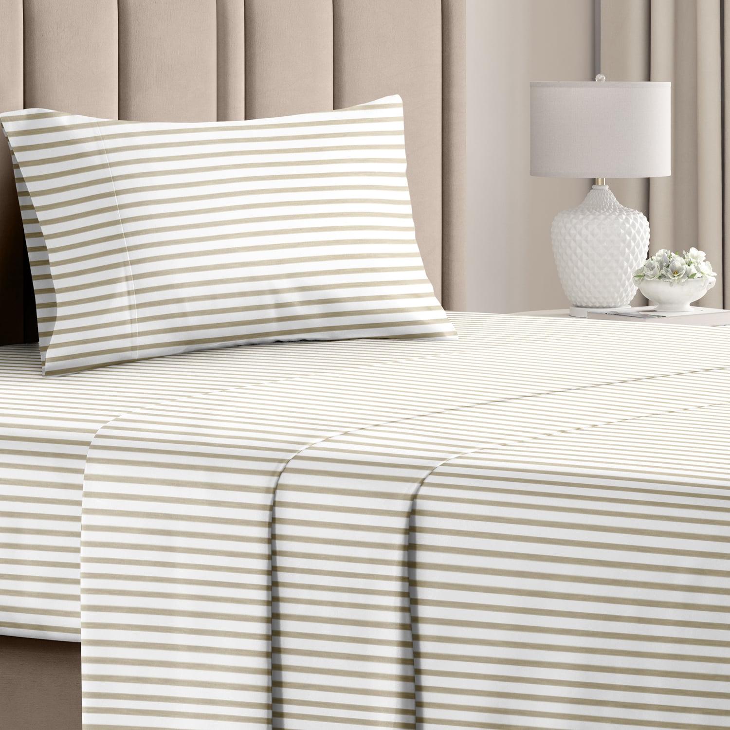 Solid 4 Piece Bed Sheet Set - Ultra Soft and Breathable Sheets - CGK Linens