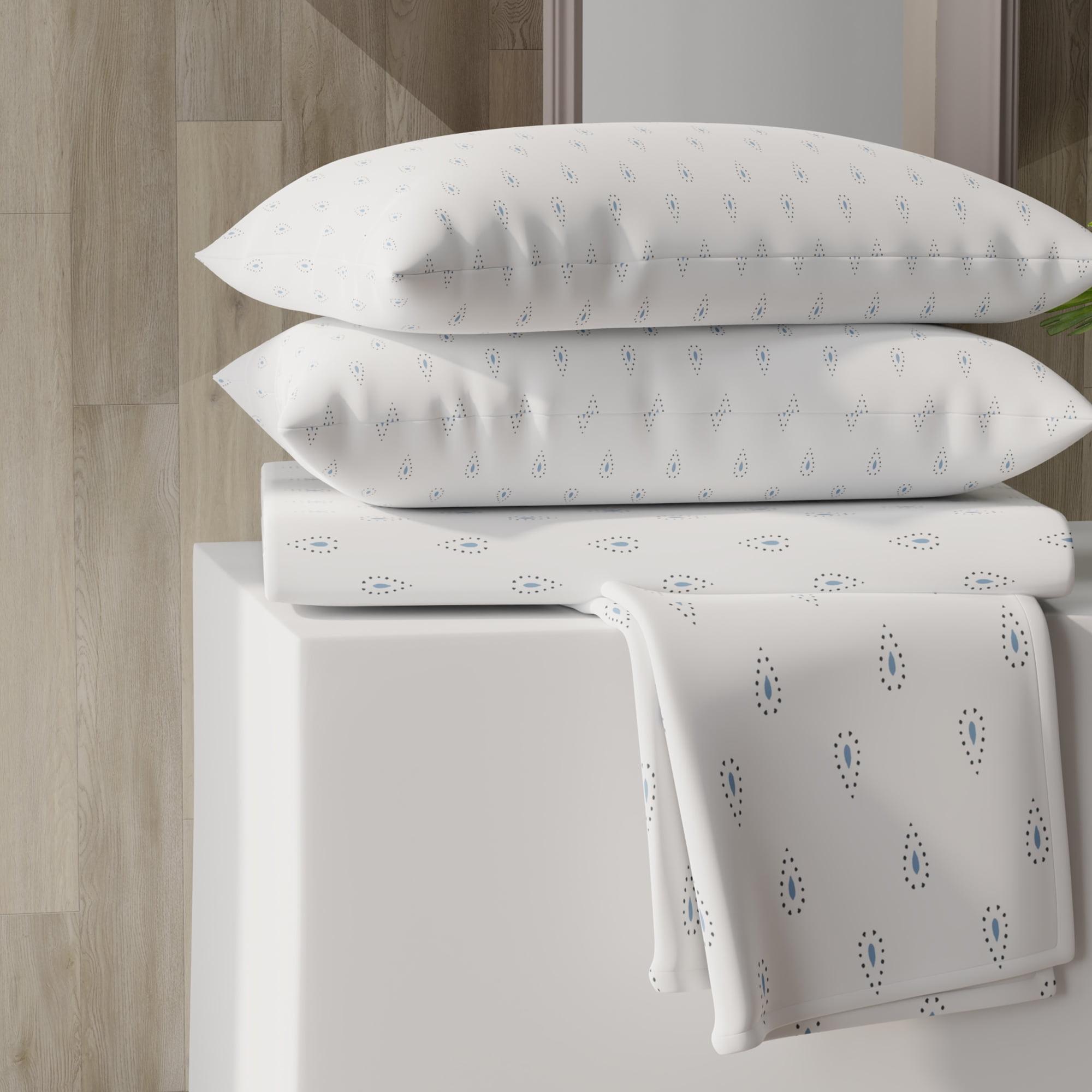 Color Sense Brushed Cotton Blend Lightweight Sheet Set