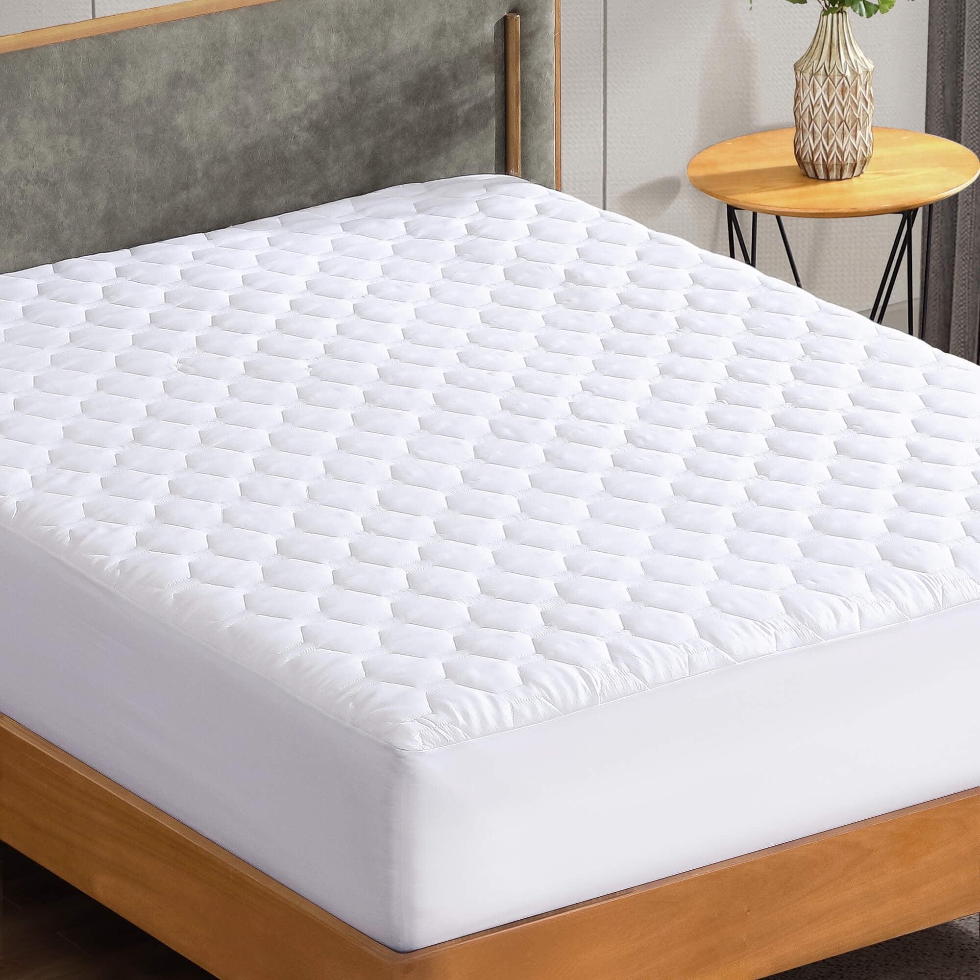 Twin XL Mattress Protector Waterproof, Rest-Guard 100% Waterproof Quilted Fitted Mattress Pad, Ultra Soft & Noiseless Mattress Cover Bed Cover - fits up to 21" Deep, Machine Washable