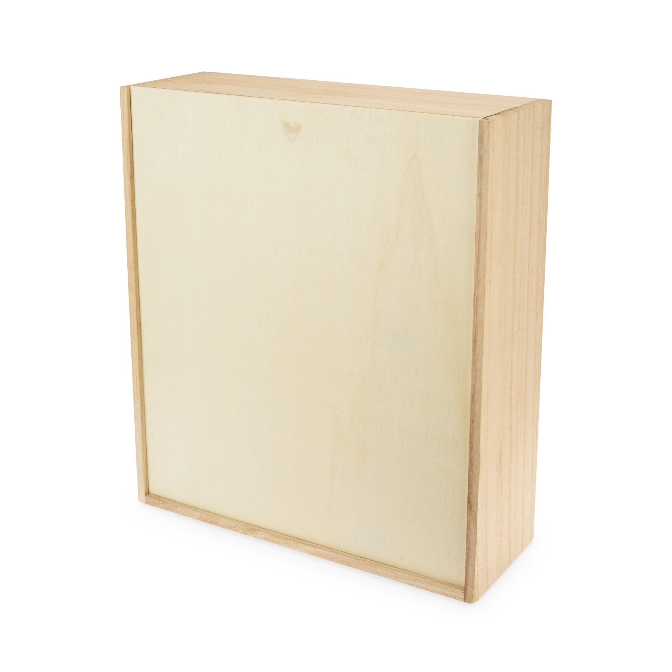 Twine 3-Bottle Wood Wine Box
