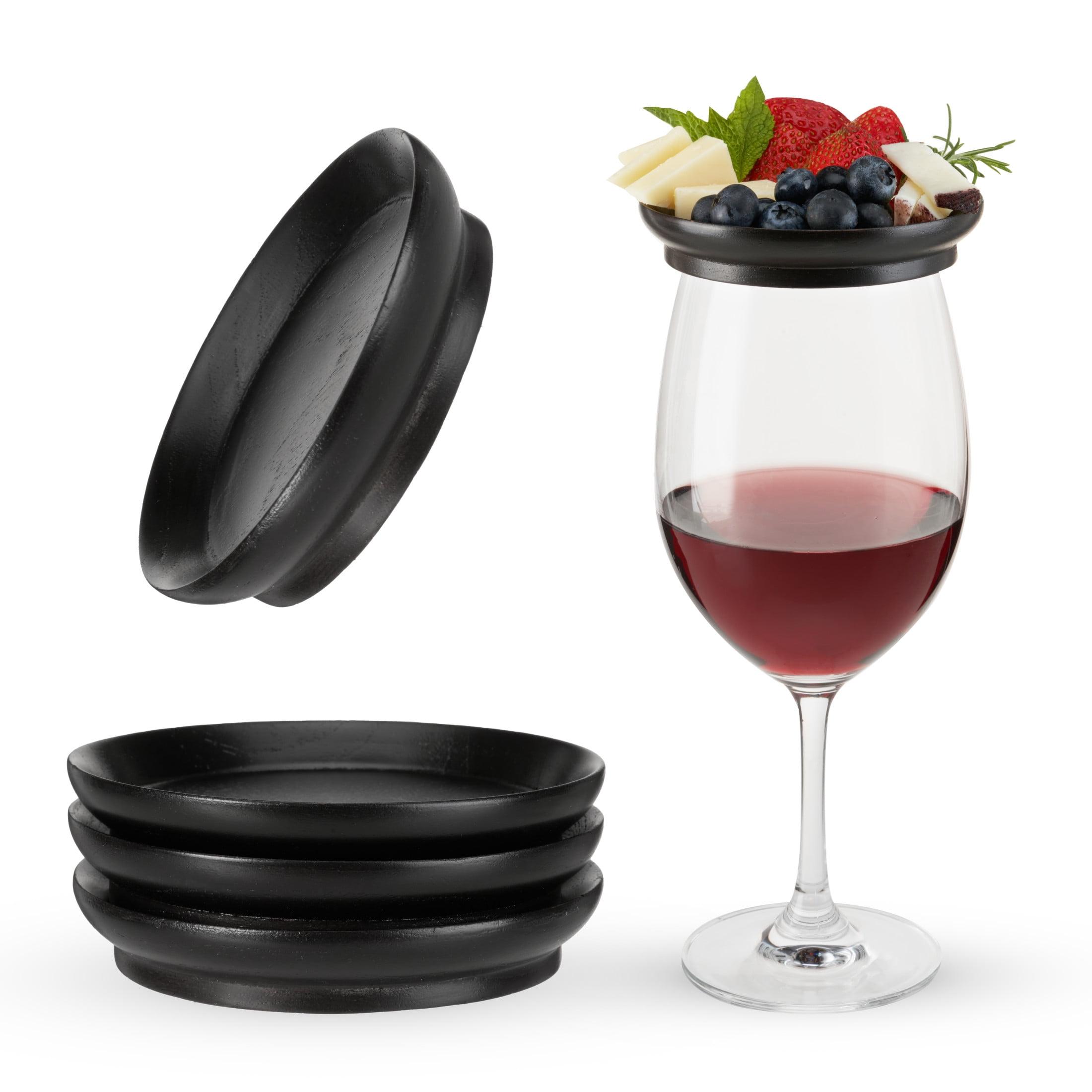 Twine Wine Glass Topper Appetizer Plates | Wayfair