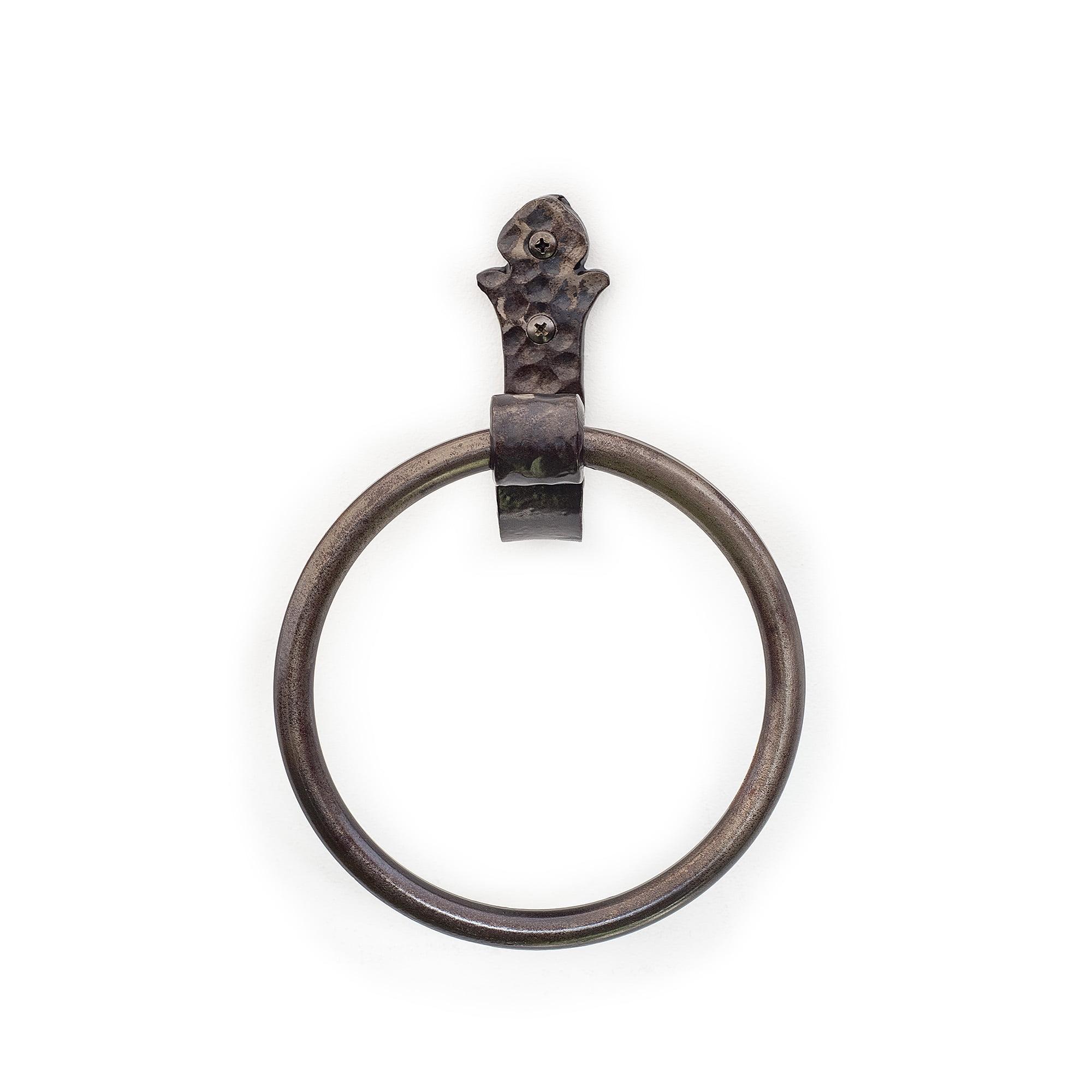 Hand Forged Wrought Iron Towel Ring