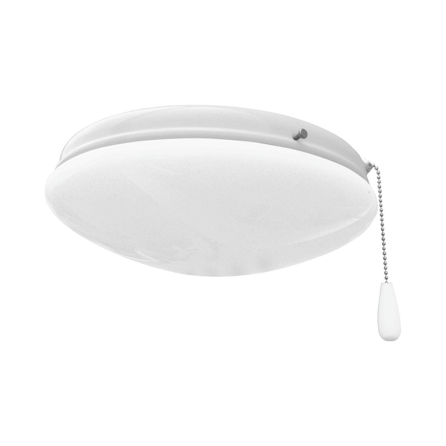 White Opal Glass LED Ceiling Fan Light Kit