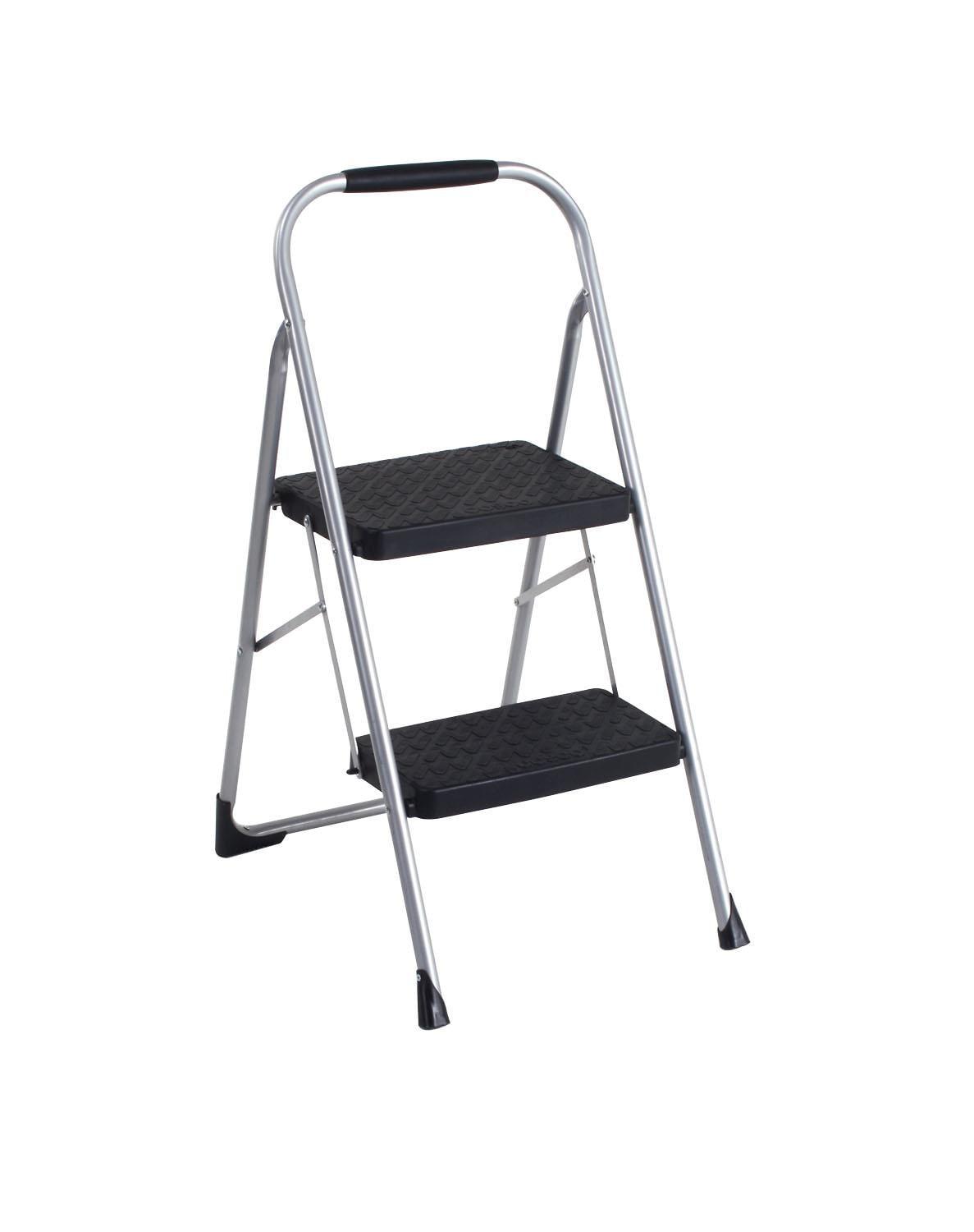 COSCO BIG 2-Step Folding Steel Step Stool with 20-Inch Tall Top Step