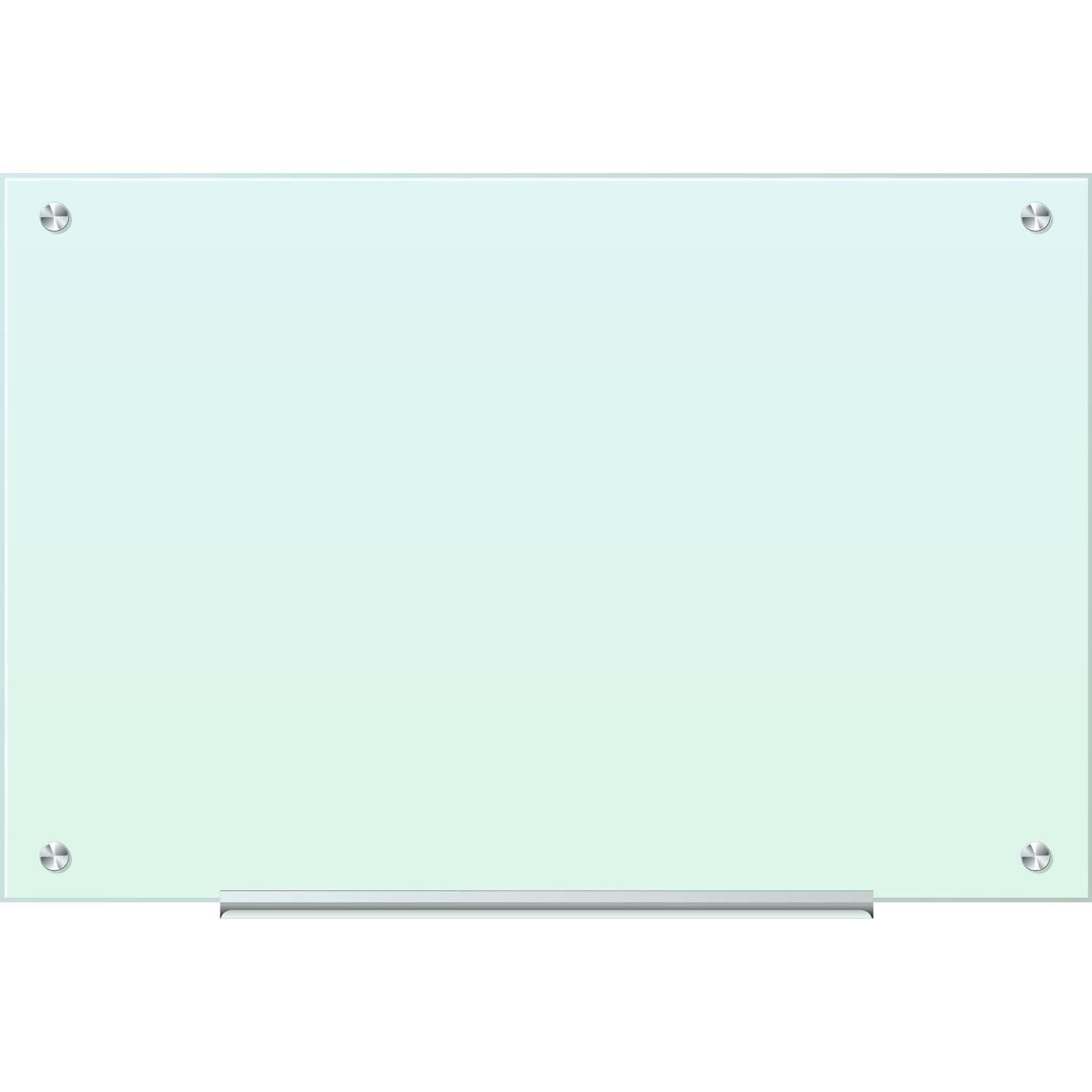 36" x 24" White Magnetic Glass Dry Erase Board