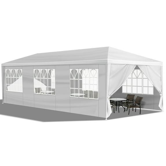 Ktaxon 10' X 30' Canopy Tent with 8 Side Walls for Party Wedding Camping and BBQ