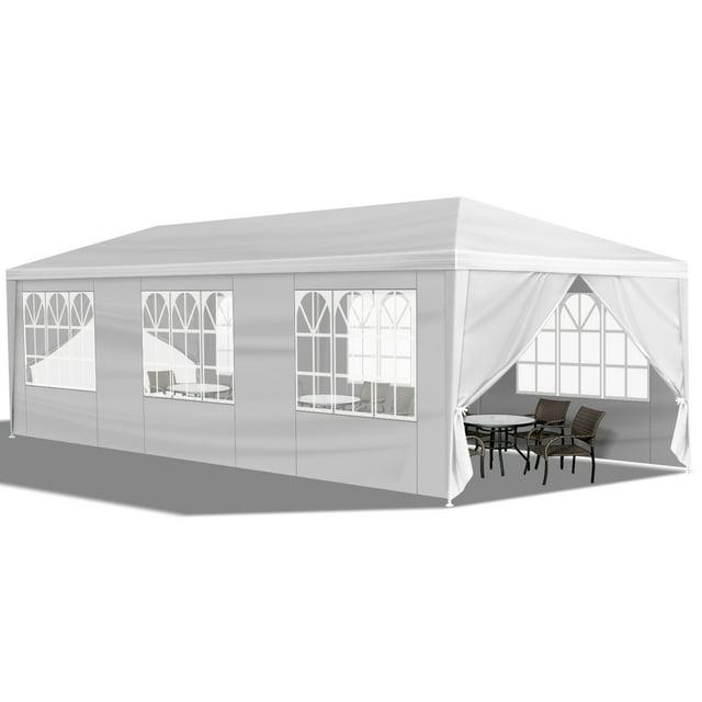 Ktaxon 10' X 30' Canopy Tent with 8 Side Walls for Party Wedding Camping and BBQ