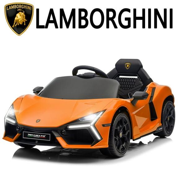 Hetoy 12V Kids Ride On Car, Licensed Lamborghini Revuelto Electric Car For Kids