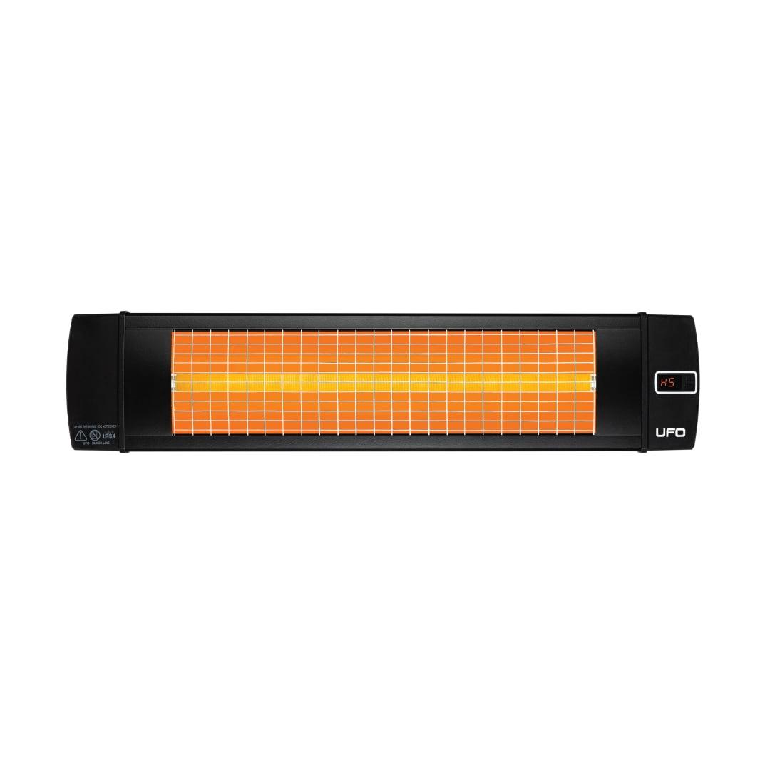 Black 34-Inch Electric Infrared Ceramic Patio Heater