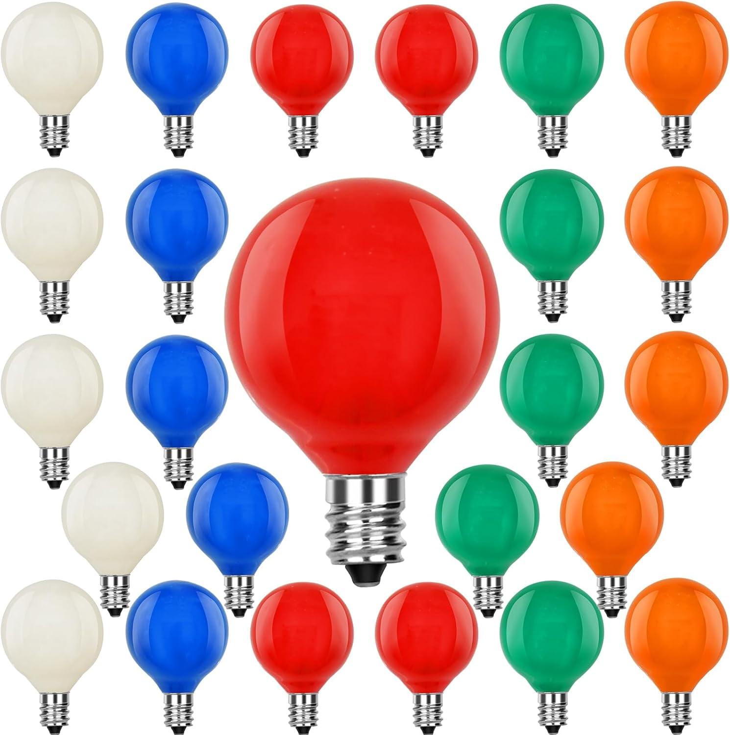 5 Watt G40 E12/Candelabra Incandescent Bulb